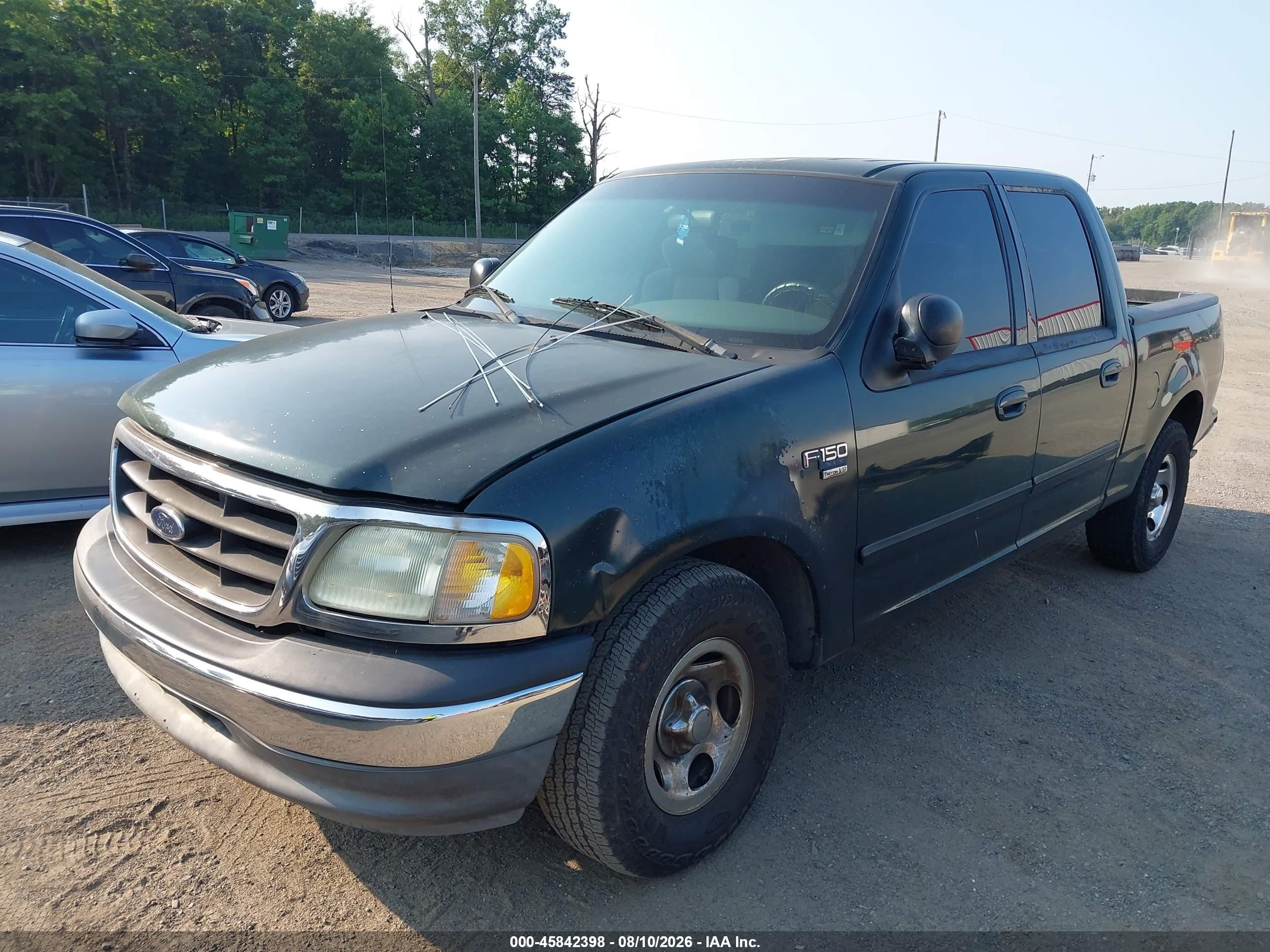 2003 Ford F-150 Lariat/xlt Green vin: 1FTRW07693KD58609