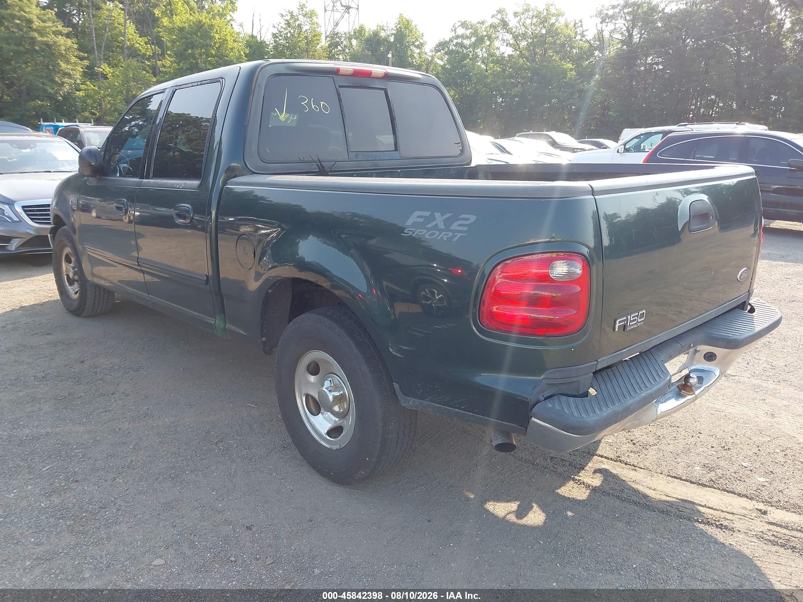2003 Ford F-150 Lariat/xlt Green vin: 1FTRW07693KD58609
