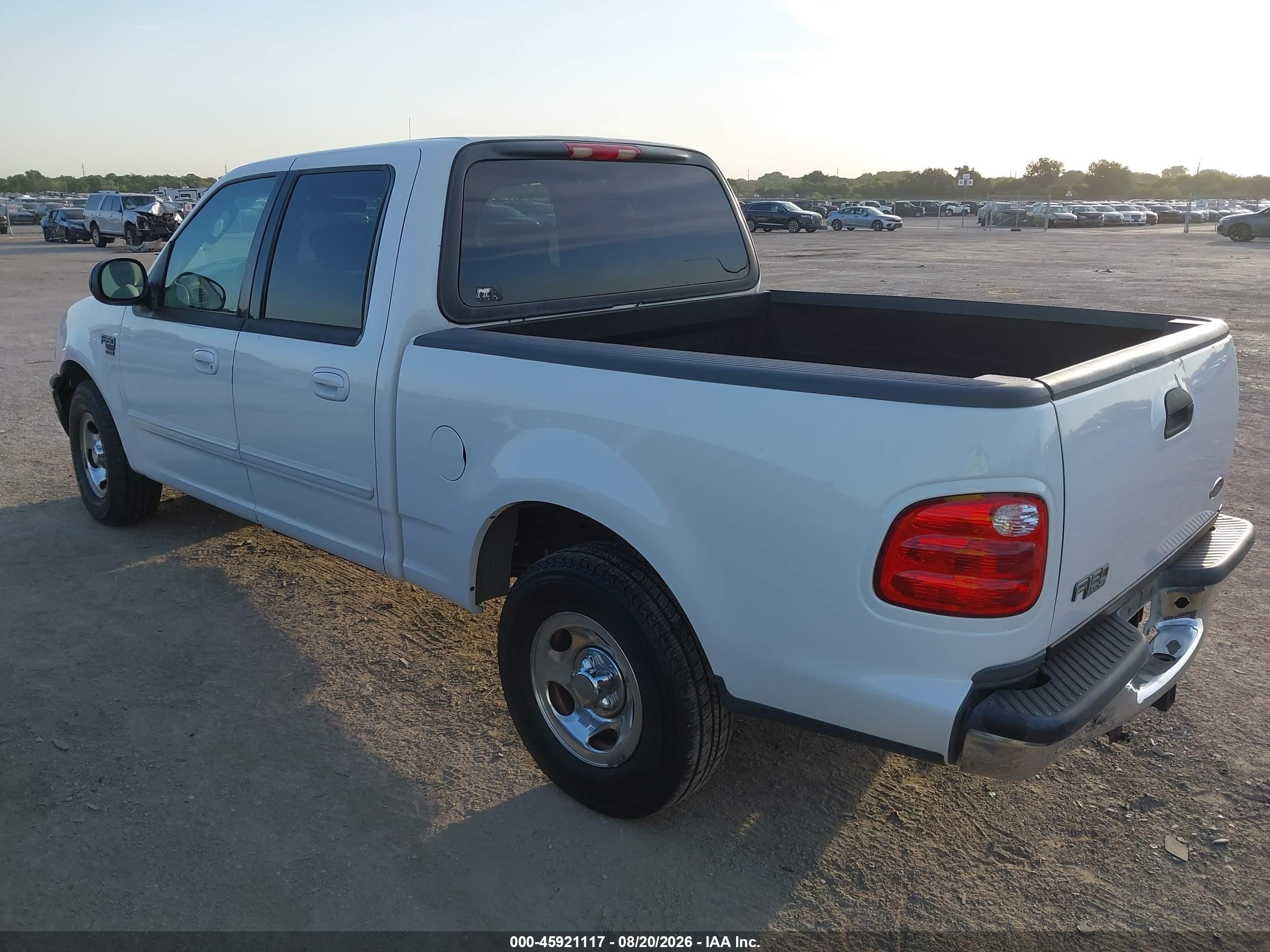 2003 Ford F-150 Lariat/xlt White vin: 1FTRW076X3KA35282