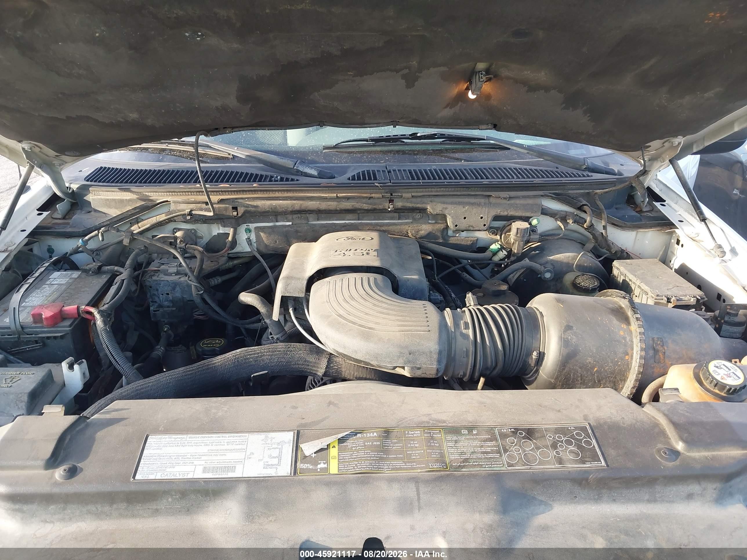 2003 Ford F-150 Lariat/xlt White vin: 1FTRW076X3KA35282