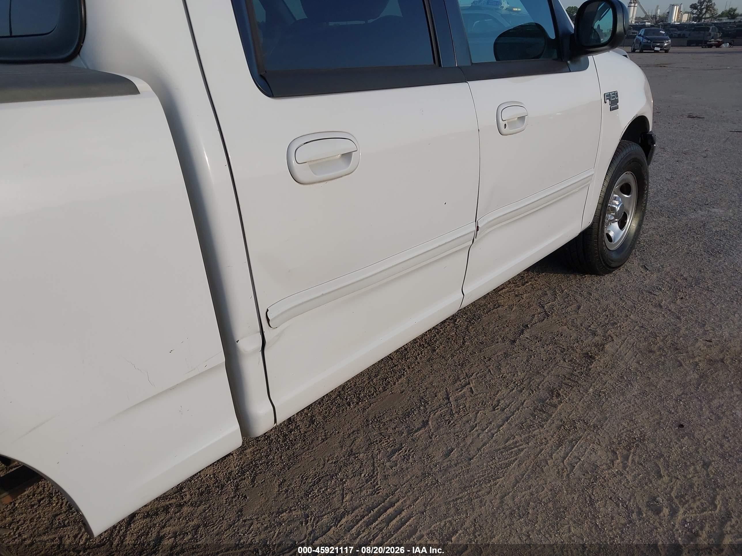 2003 Ford F-150 Lariat/xlt White vin: 1FTRW076X3KA35282