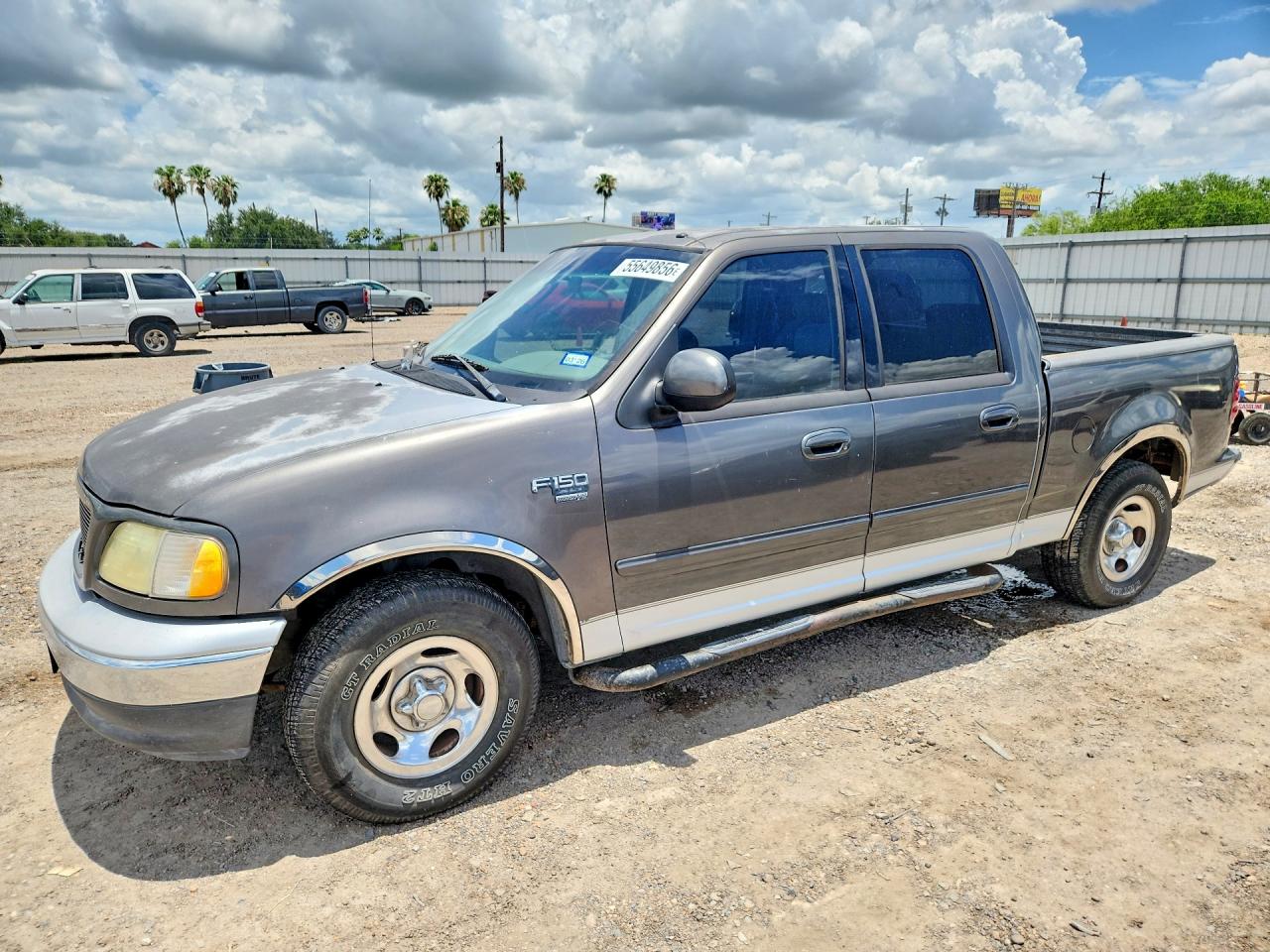 2003 Ford F150 Supercrew Gray vin: 1FTRW076X3KA56441