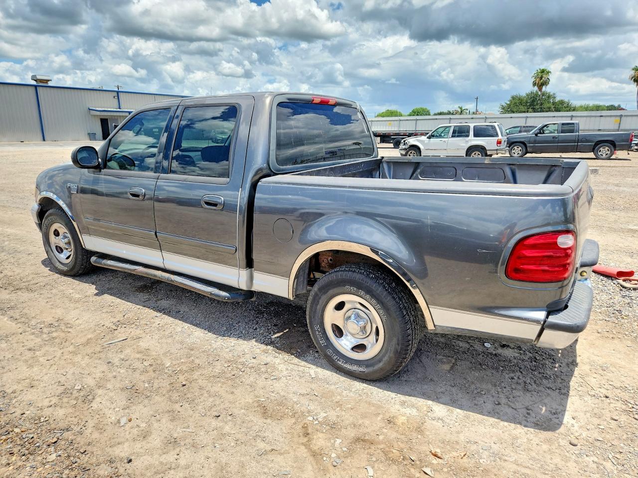 2003 Ford F150 Supercrew Gray vin: 1FTRW076X3KA56441