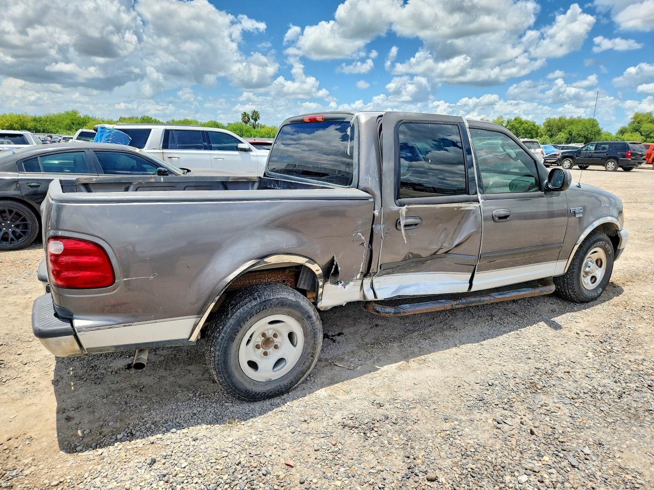 2003 Ford F150 Supercrew Gray vin: 1FTRW076X3KA56441