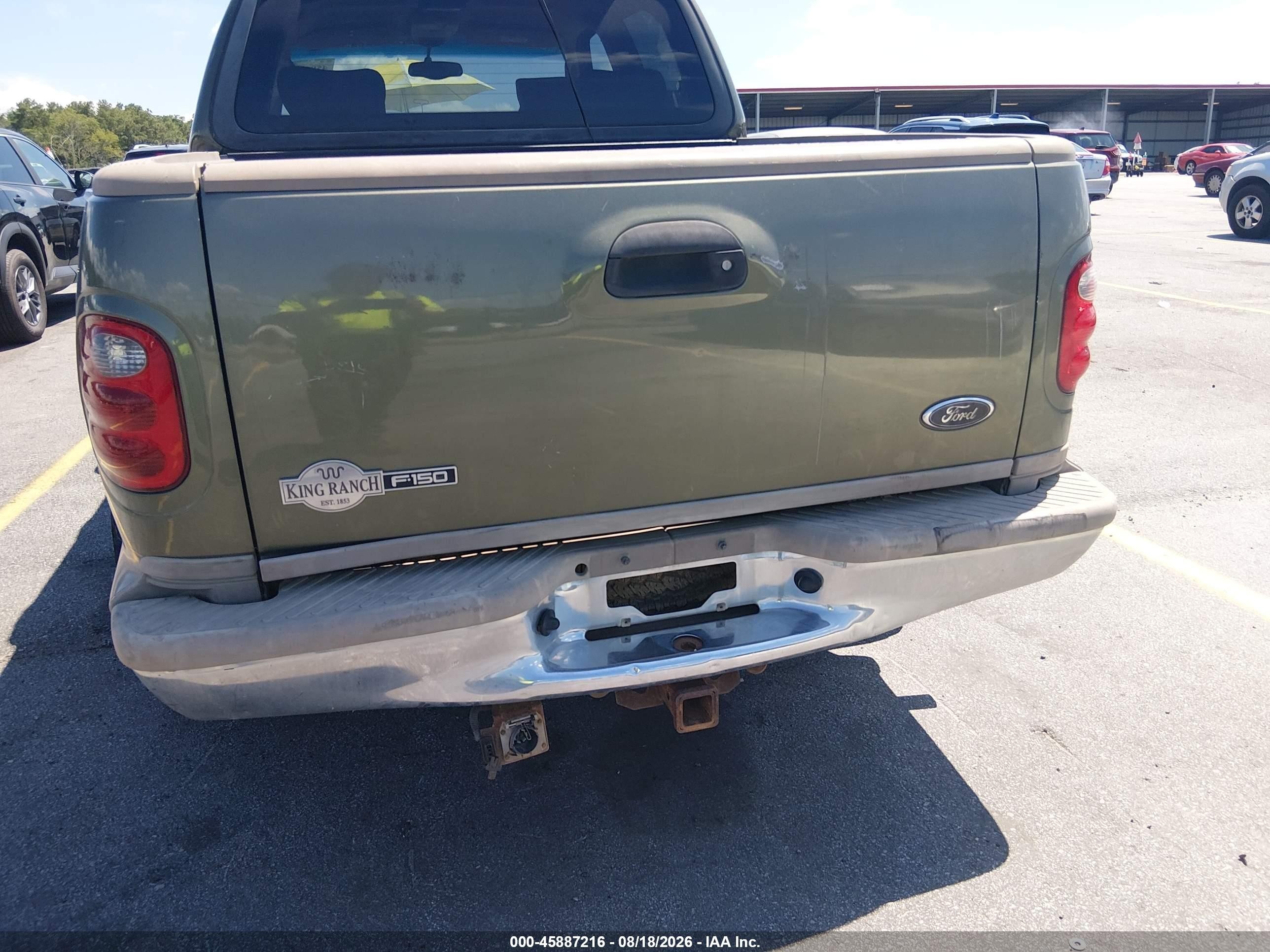 2003 Ford F-150 Lariat/xlt Green vin: 1FTRW076X3KD27420