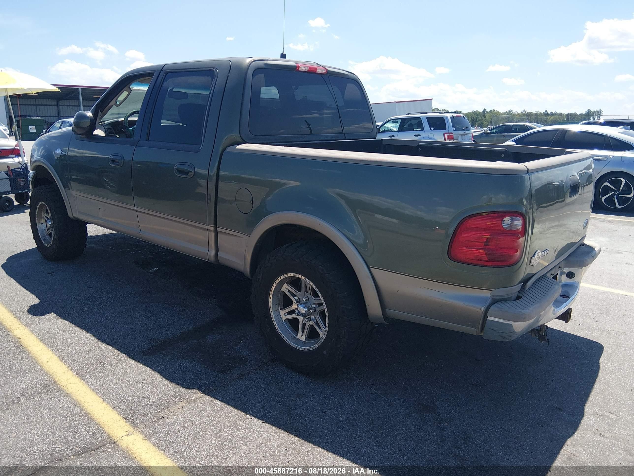 2003 Ford F-150 Lariat/xlt Green vin: 1FTRW076X3KD27420