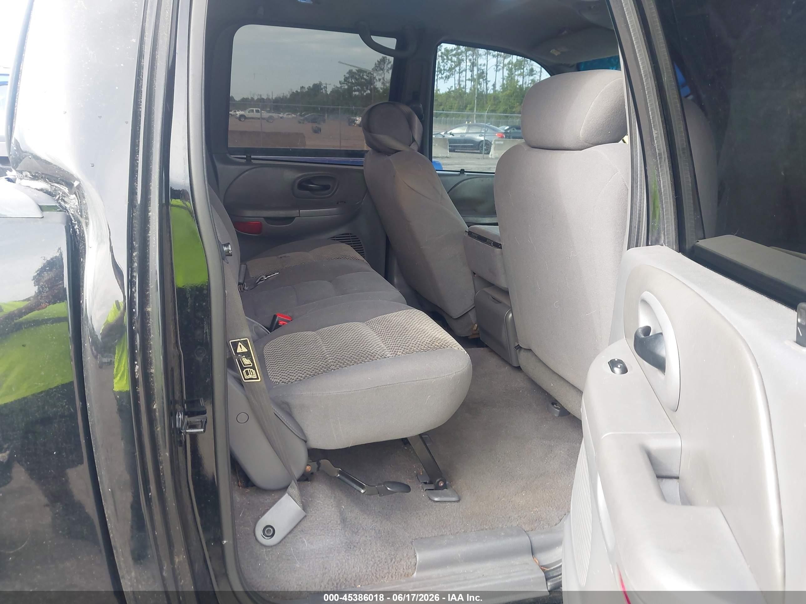 2003 Ford F-150 Lariat/xlt Black vin: 1FTRW076X3KD27840