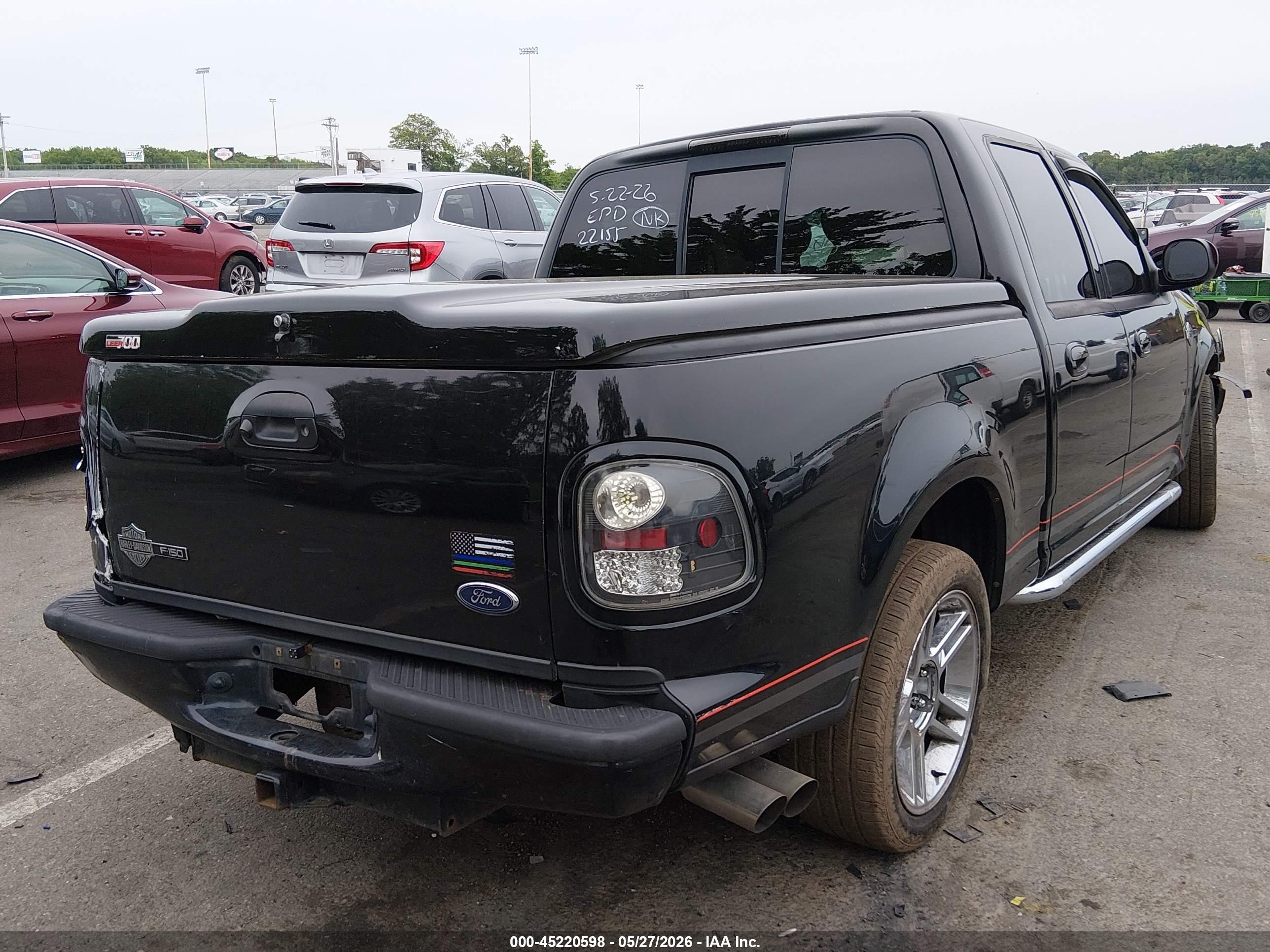 2001 Ford F-150   Black vin: 1FTRW07L01KA22155