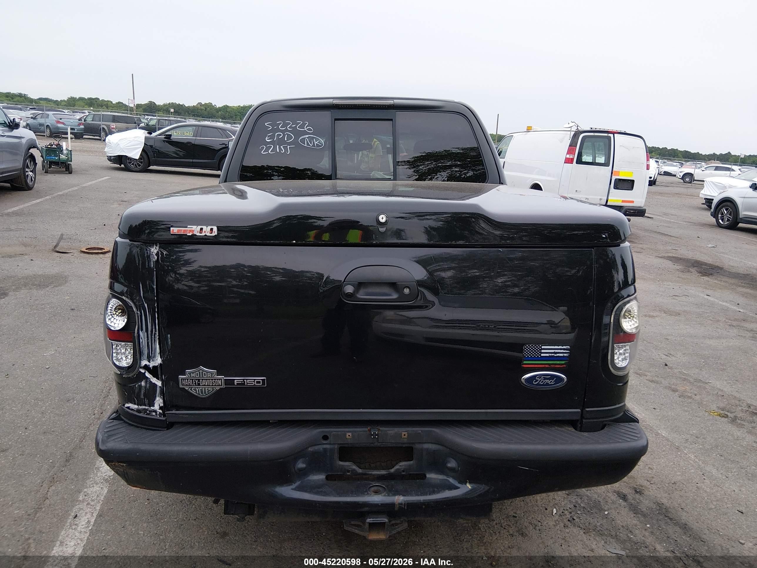 2001 Ford F-150   Black vin: 1FTRW07L01KA22155