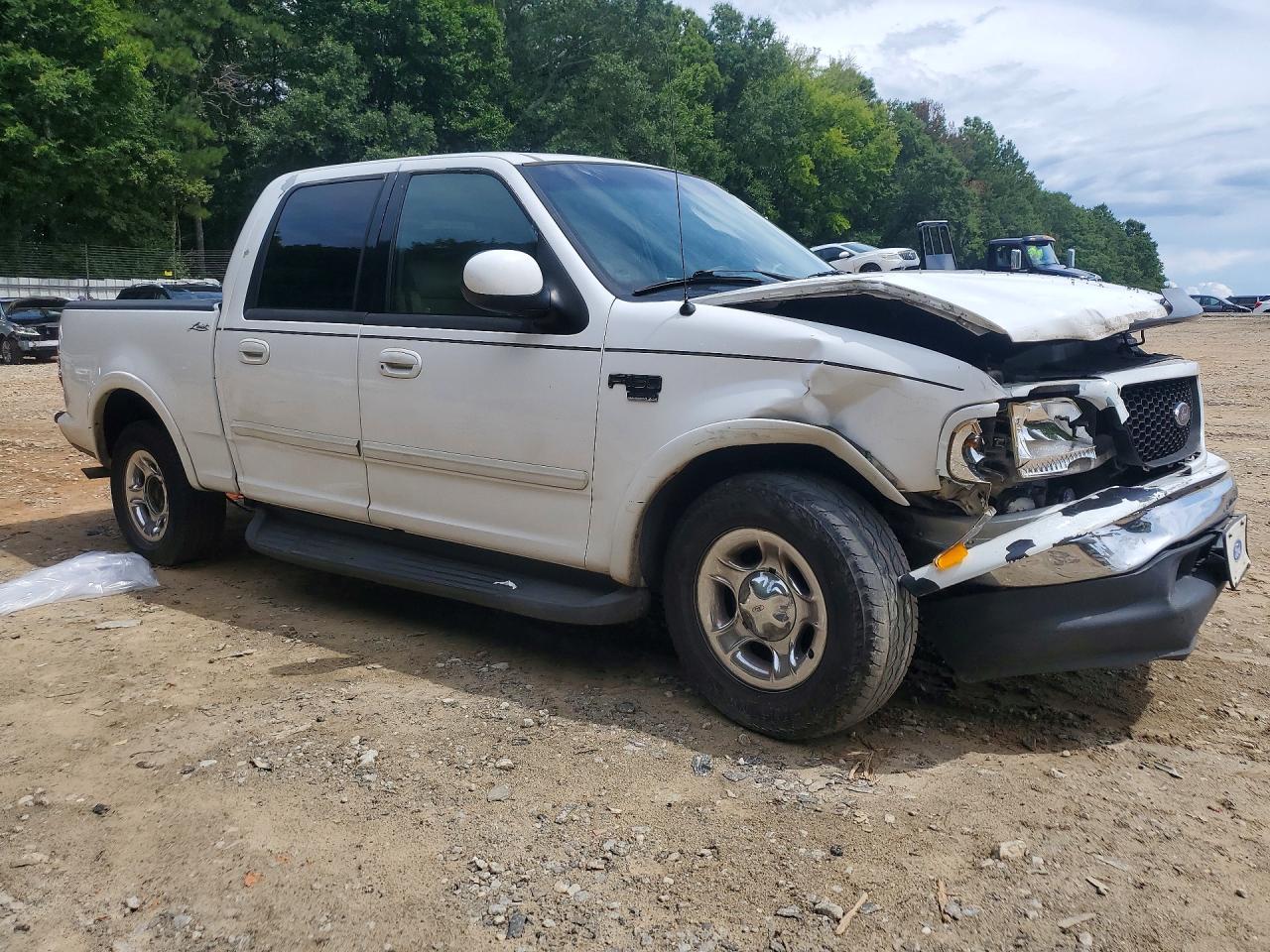 2001 Ford F150 Supercrew White vin: 1FTRW07L01KA86762