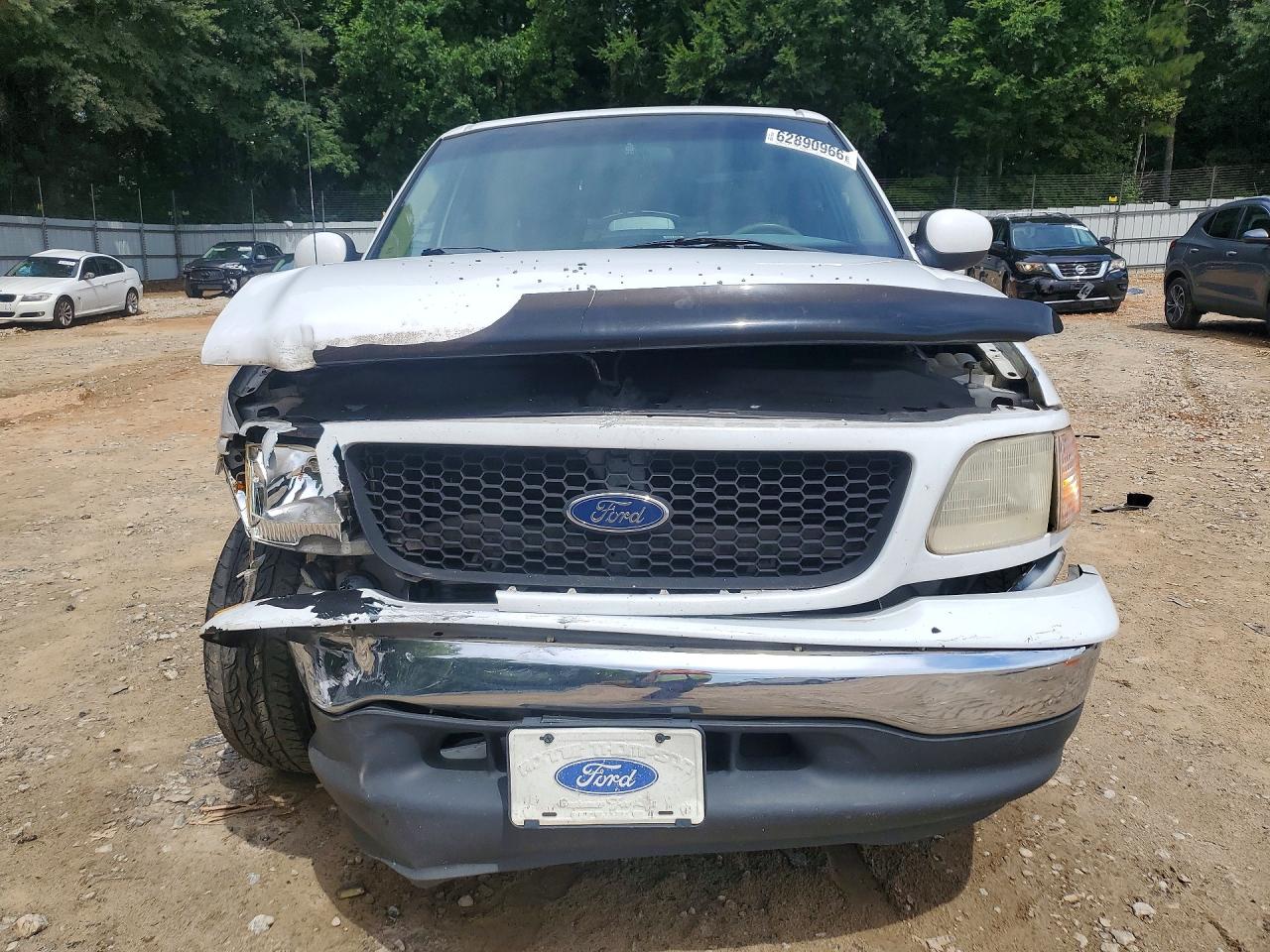 2001 Ford F150 Supercrew White vin: 1FTRW07L01KA86762