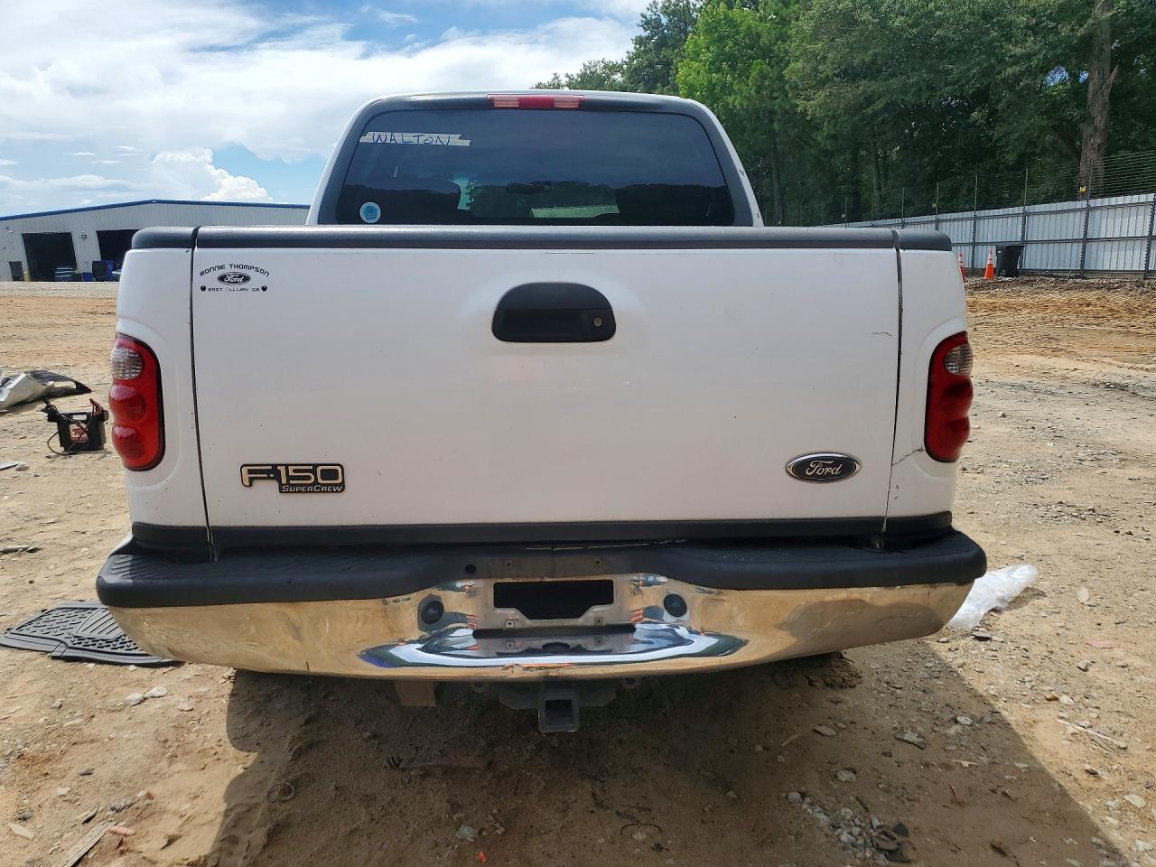 2001 Ford F150 Supercrew White vin: 1FTRW07L01KA86762