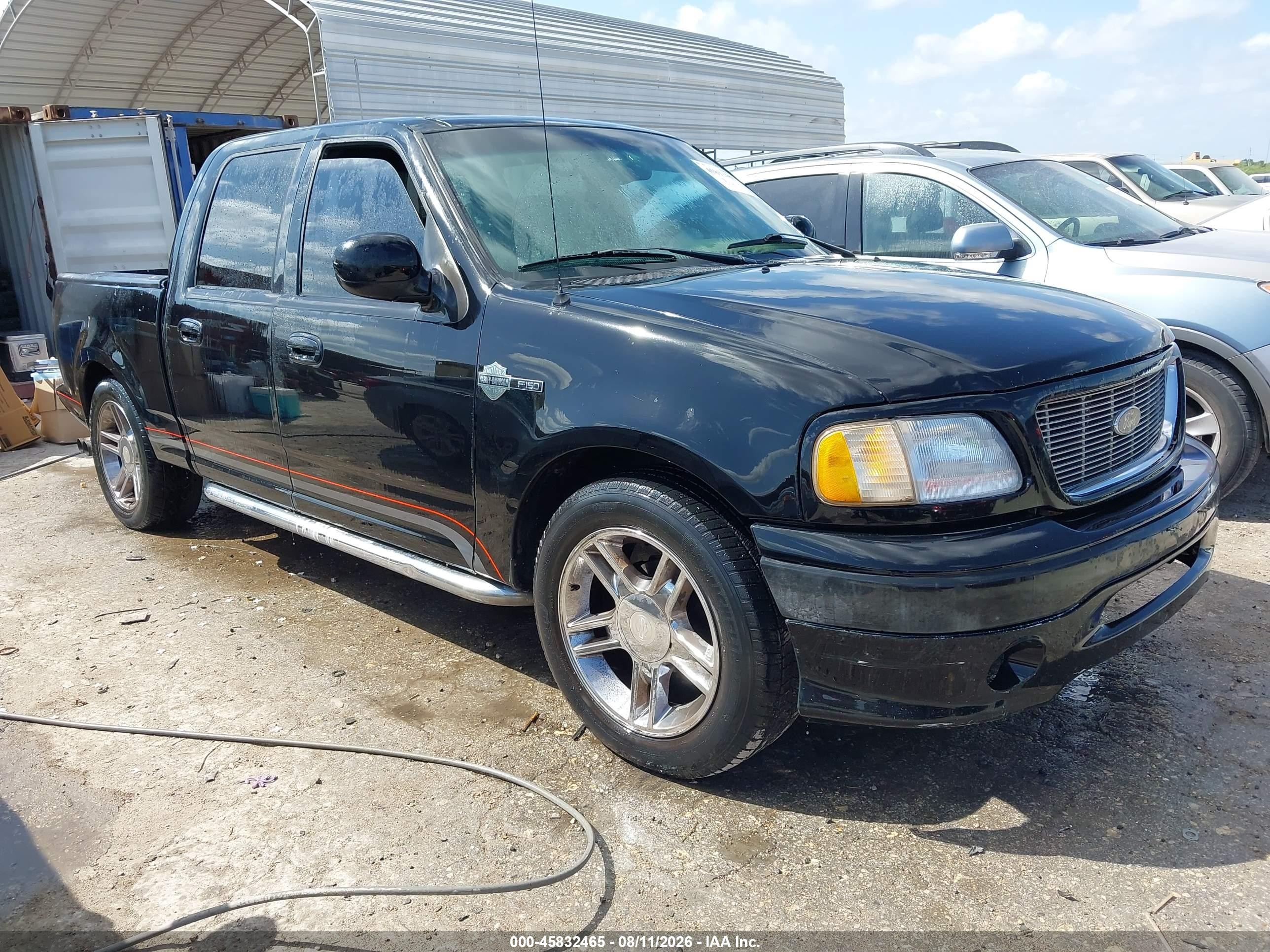 2001 Ford F-150 Harley-davidson Edition/king Ranch Edition/lariat/xlt Black vin: 1FTRW07L01KB34552