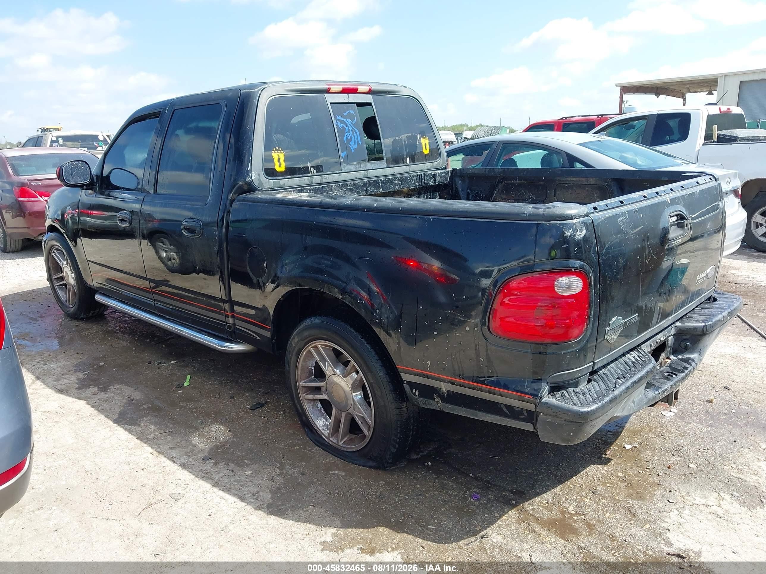 2001 Ford F-150 Harley-davidson Edition/king Ranch Edition/lariat/xlt Black vin: 1FTRW07L01KB34552