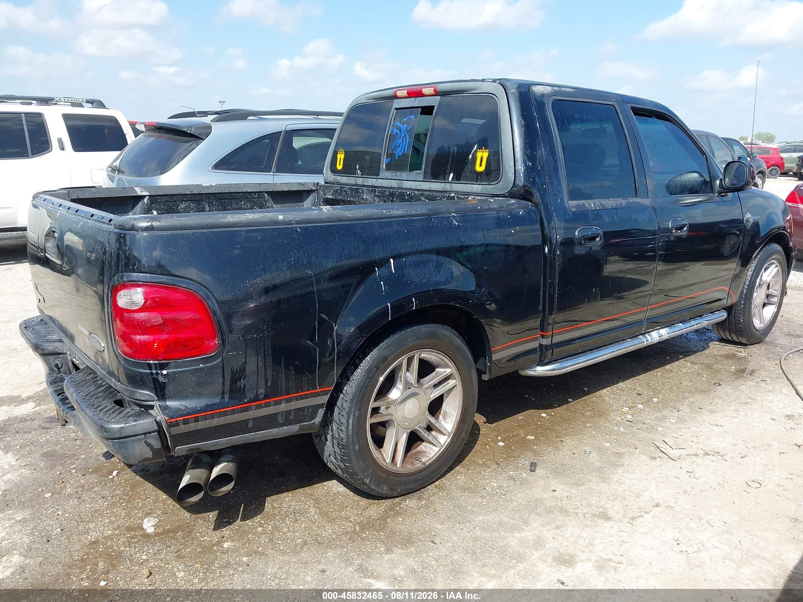 2001 Ford F-150 Harley-davidson Edition/king Ranch Edition/lariat/xlt Black vin: 1FTRW07L01KB34552