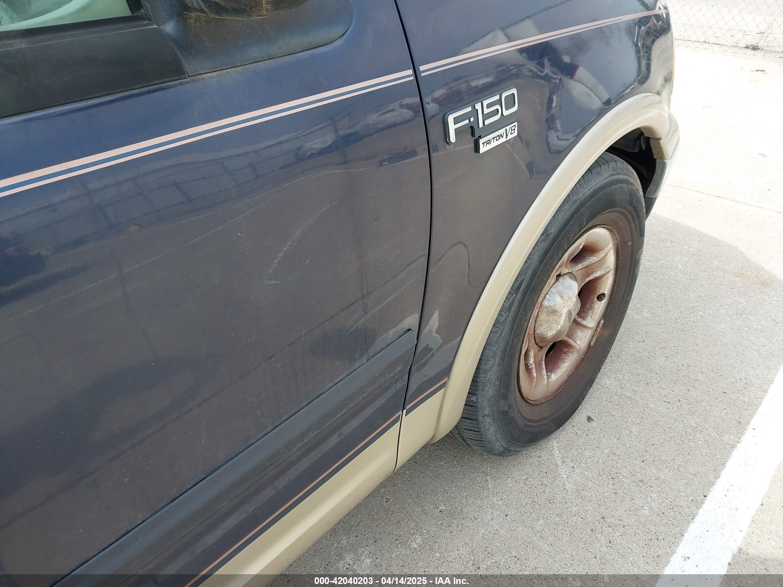 2001 Ford F-150 Supercrew Harley-davidson Edition/king Ranch Edition/lariat/xlt Dark Blue vin: 1FTRW07L01KE17954