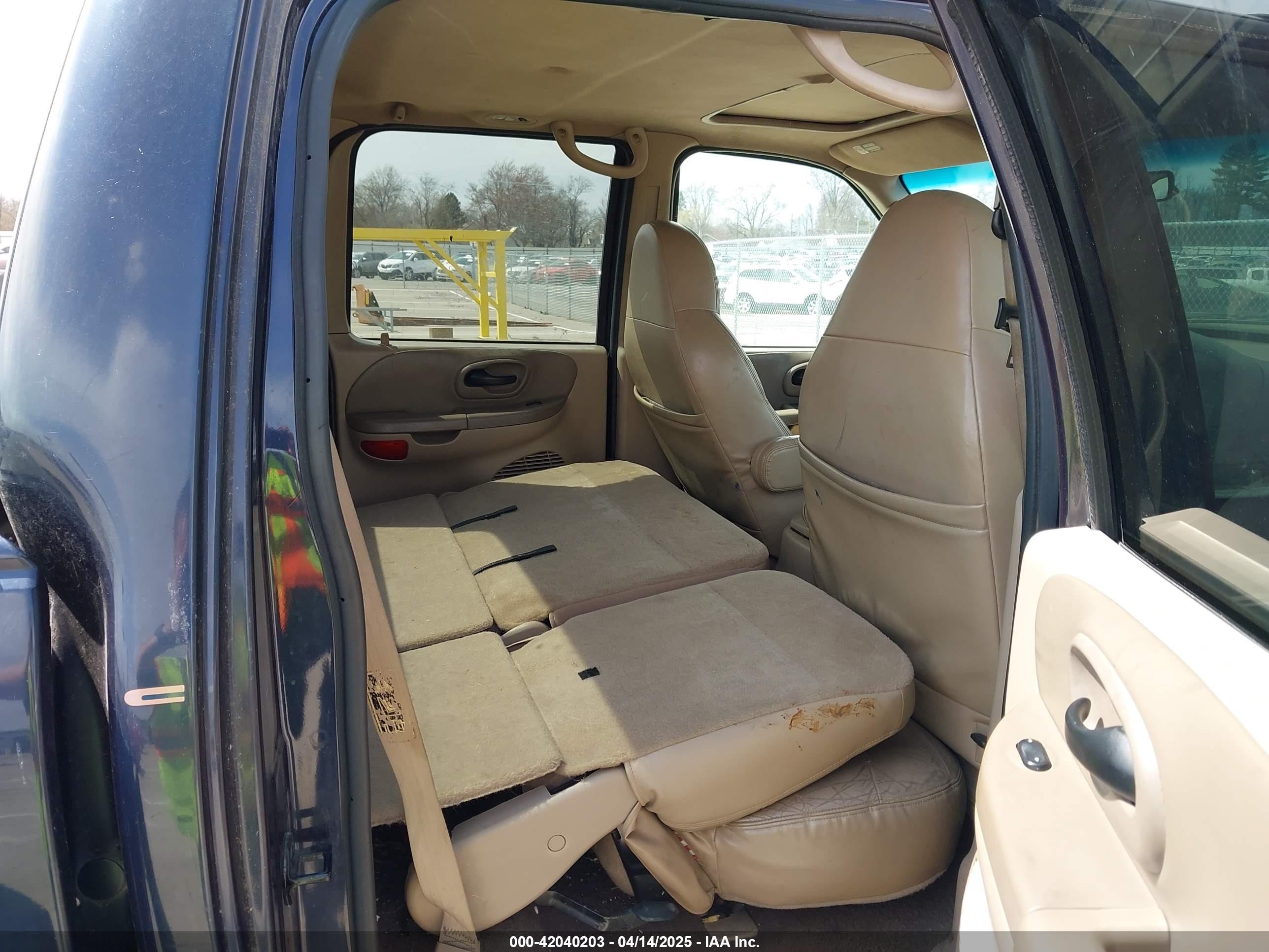 2001 Ford F-150 Supercrew Harley-davidson Edition/king Ranch Edition/lariat/xlt Dark Blue vin: 1FTRW07L01KE17954