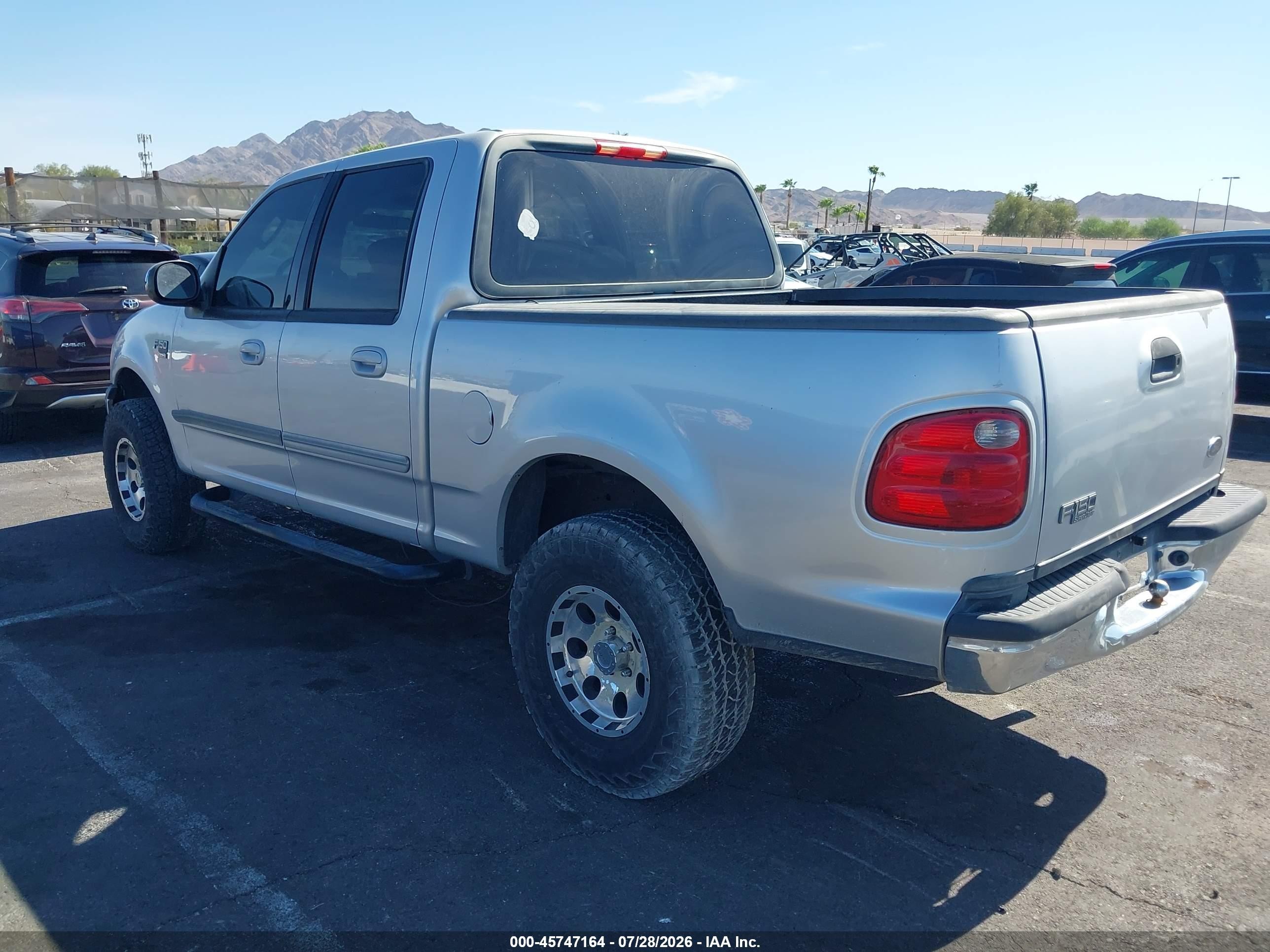 2002 Ford F-150 Lariat/xlt Silver vin: 1FTRW07L02KD05267