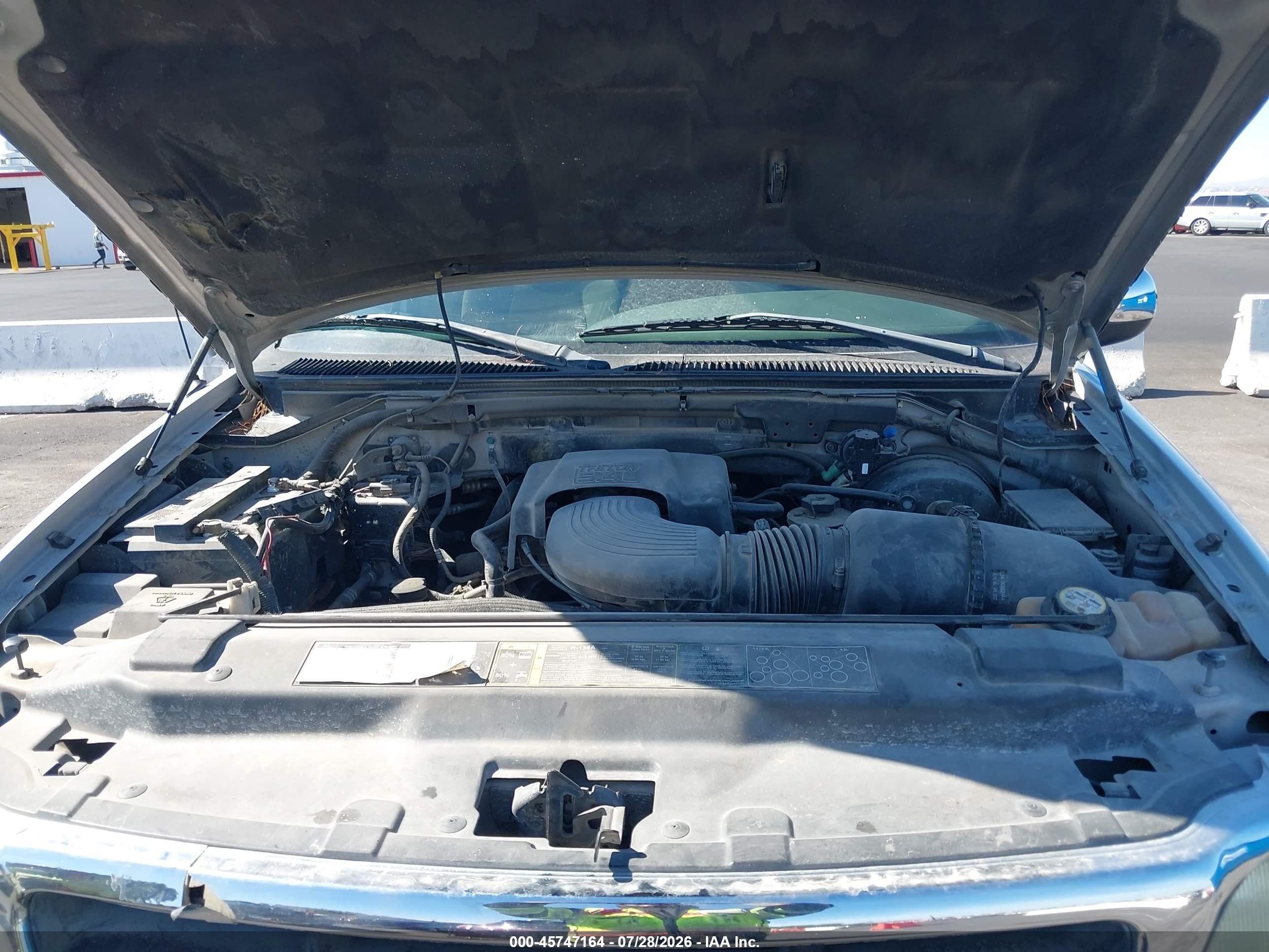 2002 Ford F-150 Lariat/xlt Silver vin: 1FTRW07L02KD05267