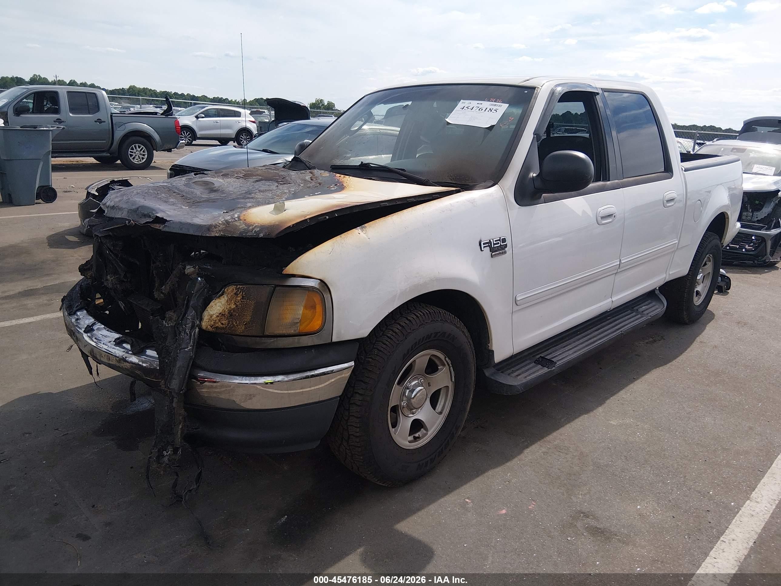 2003 Ford F-150 Lariat/xlt Белый vin: 1FTRW07L03KB18256