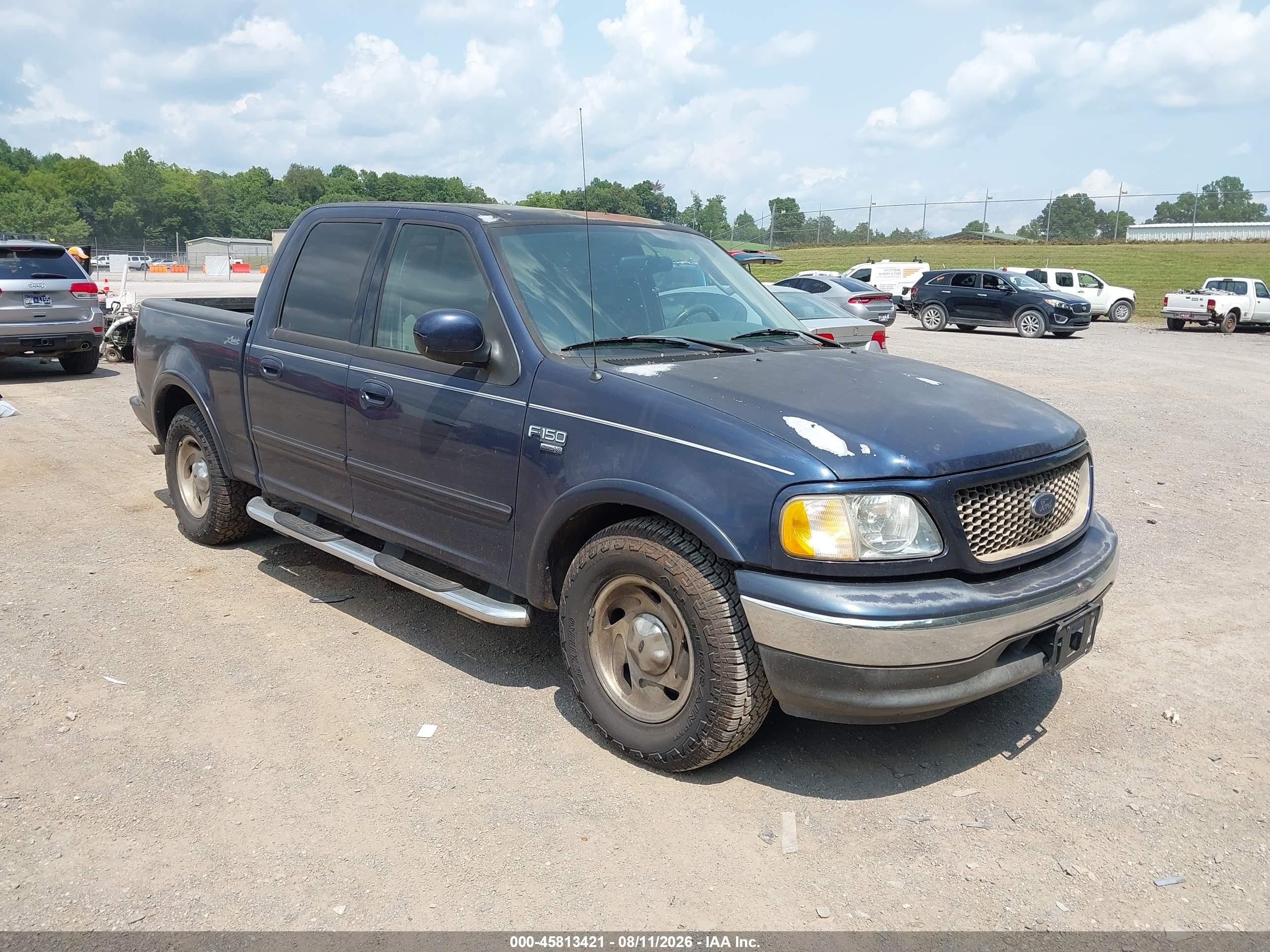 2003 Ford F-150 Lariat/xlt Blue vin: 1FTRW07L03KB63830