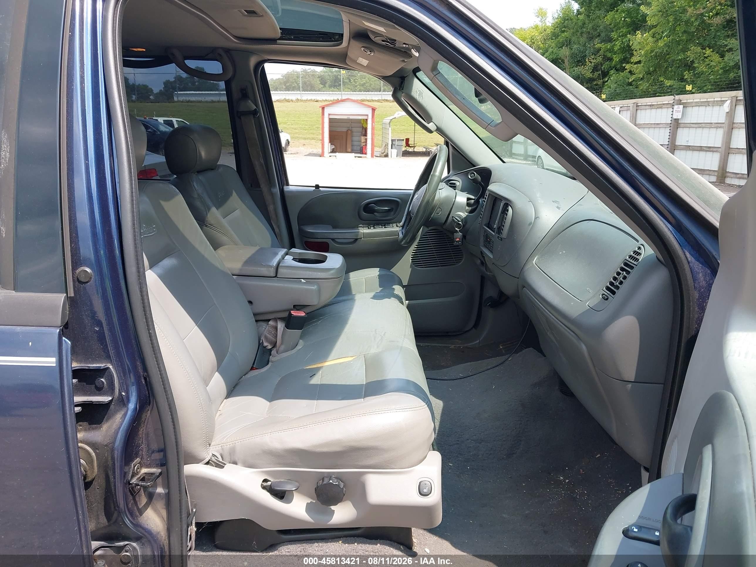 2003 Ford F-150 Lariat/xlt Blue vin: 1FTRW07L03KB63830