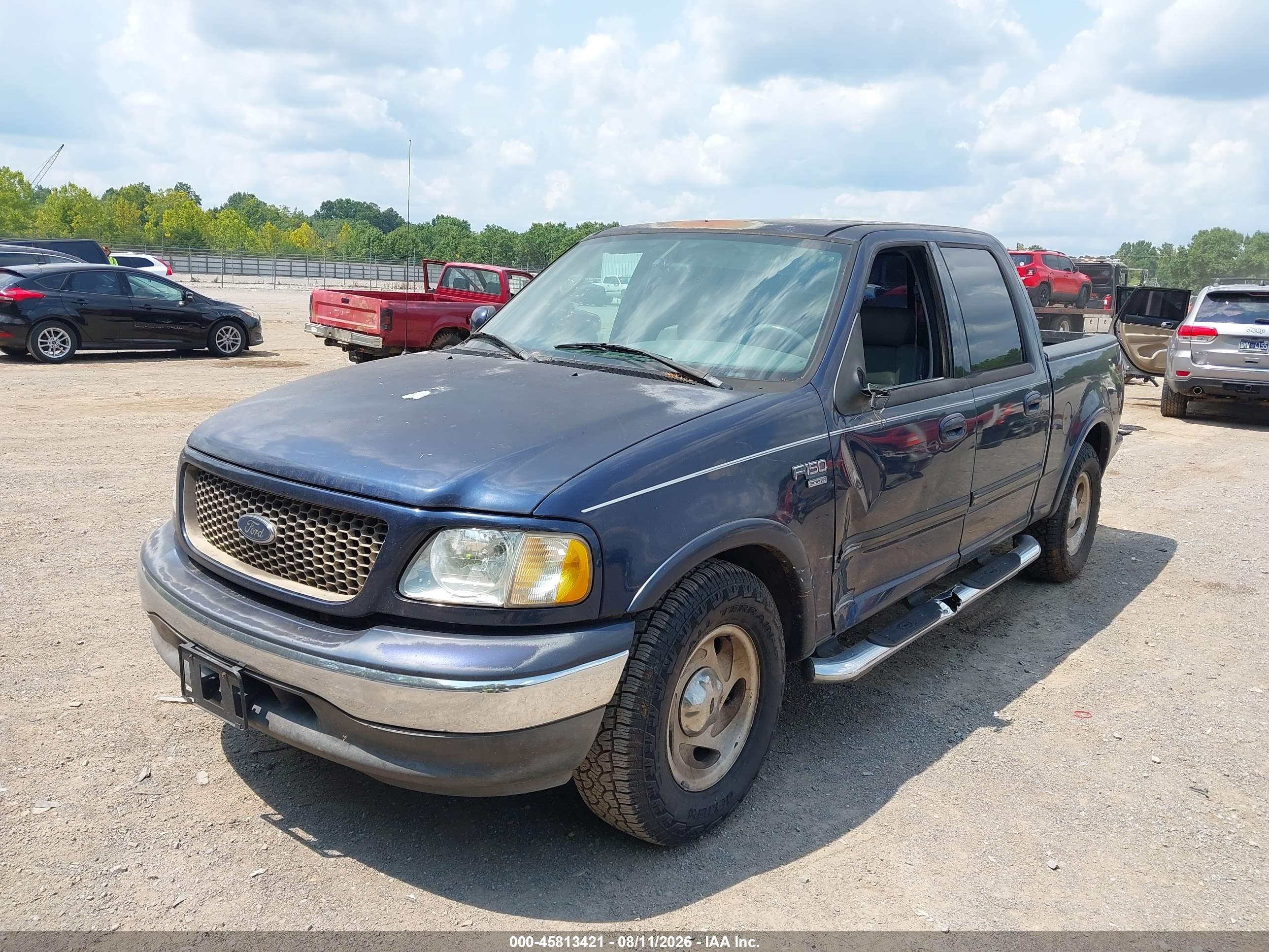 2003 Ford F-150 Lariat/xlt Blue vin: 1FTRW07L03KB63830