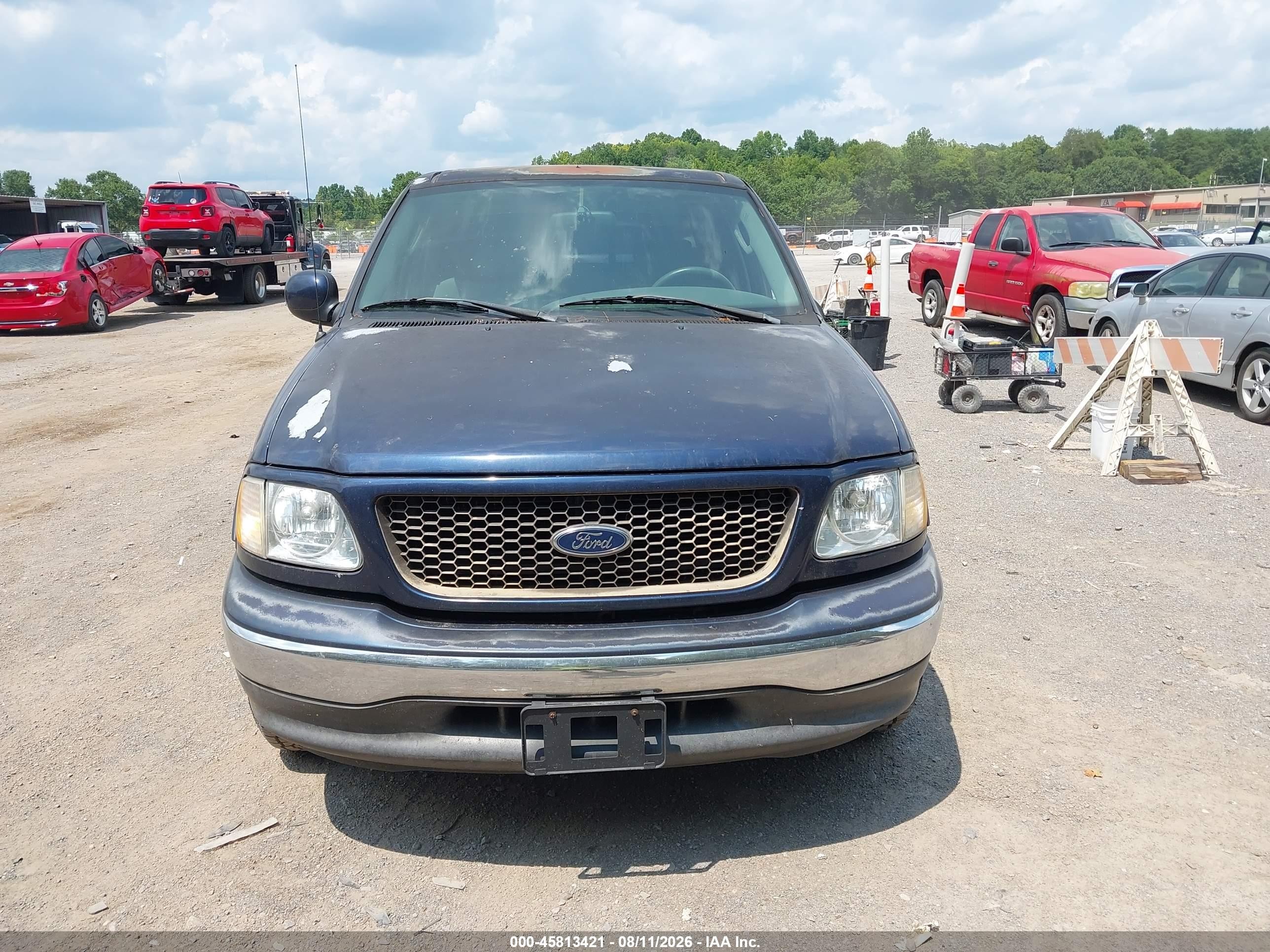2003 Ford F-150 Lariat/xlt Blue vin: 1FTRW07L03KB63830
