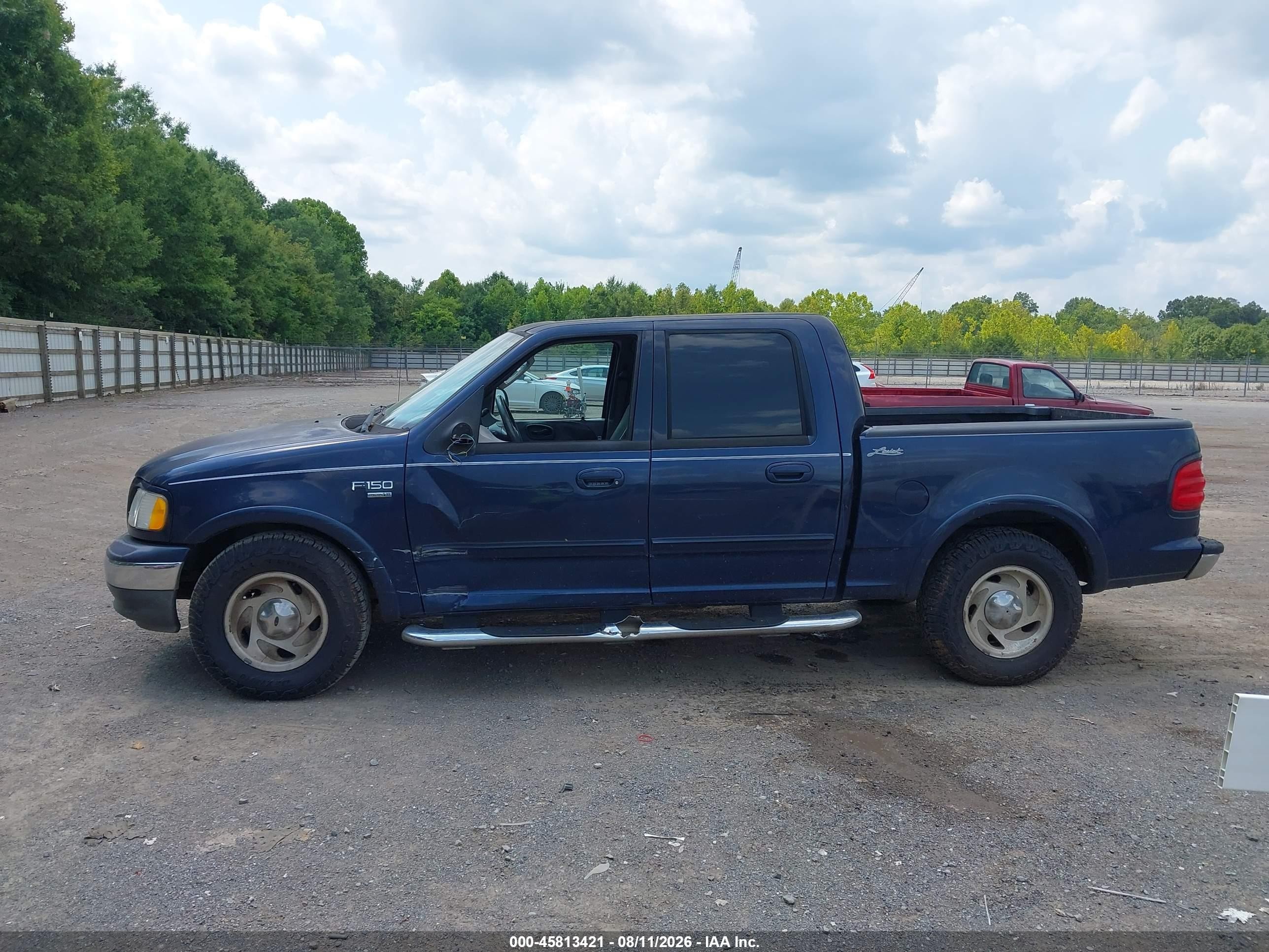 2003 Ford F-150 Lariat/xlt Blue vin: 1FTRW07L03KB63830