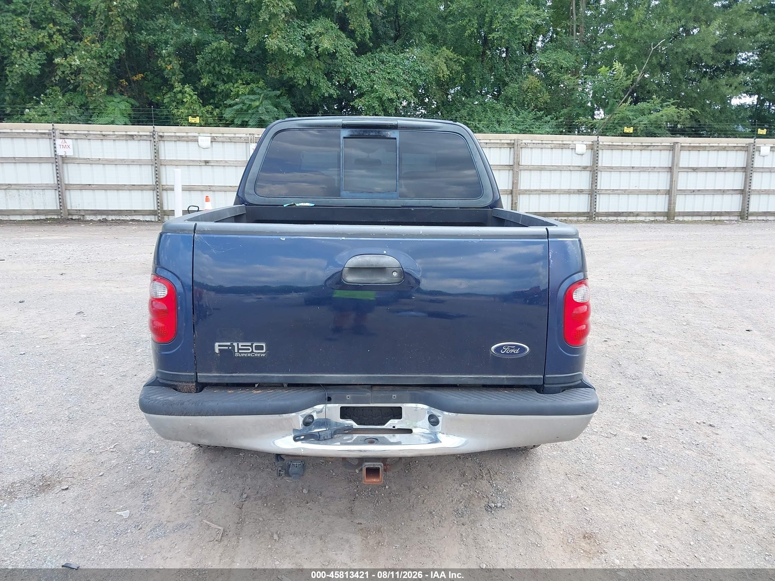 2003 Ford F-150 Lariat/xlt Blue vin: 1FTRW07L03KB63830