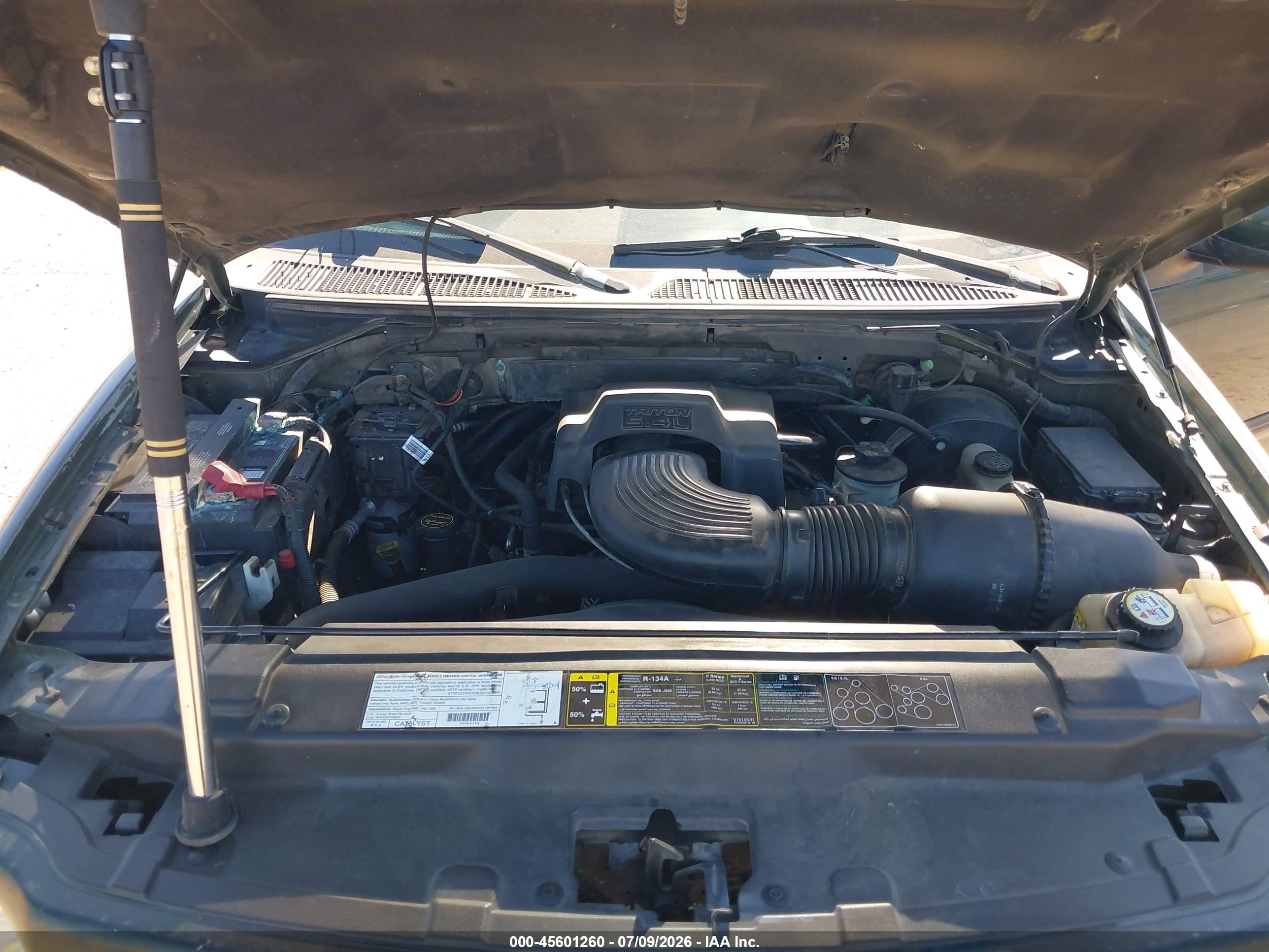 2003 Ford F-150 Lariat/xlt Green vin: 1FTRW07L03KD26833