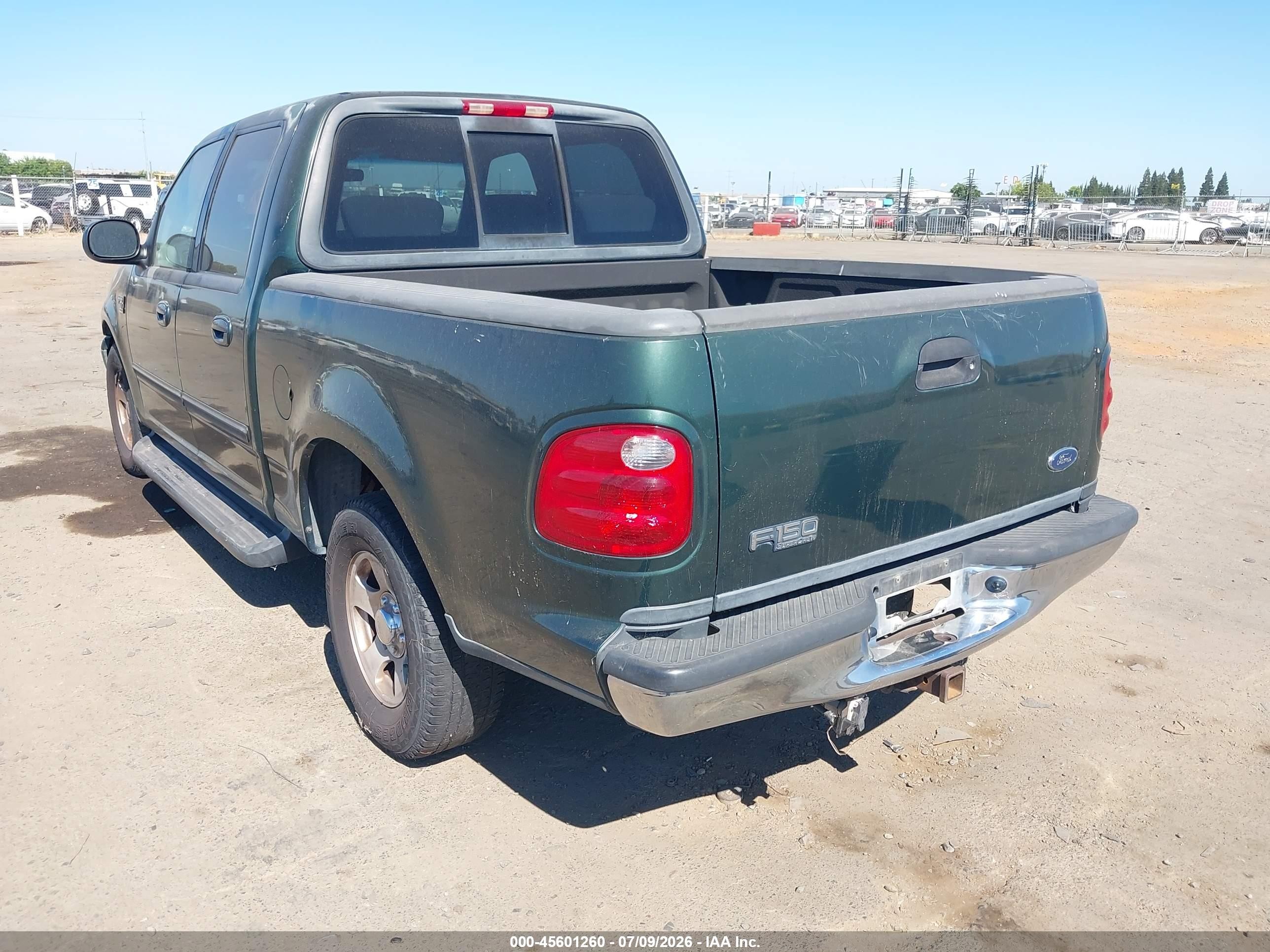2003 Ford F-150 Lariat/xlt Green vin: 1FTRW07L03KD26833
