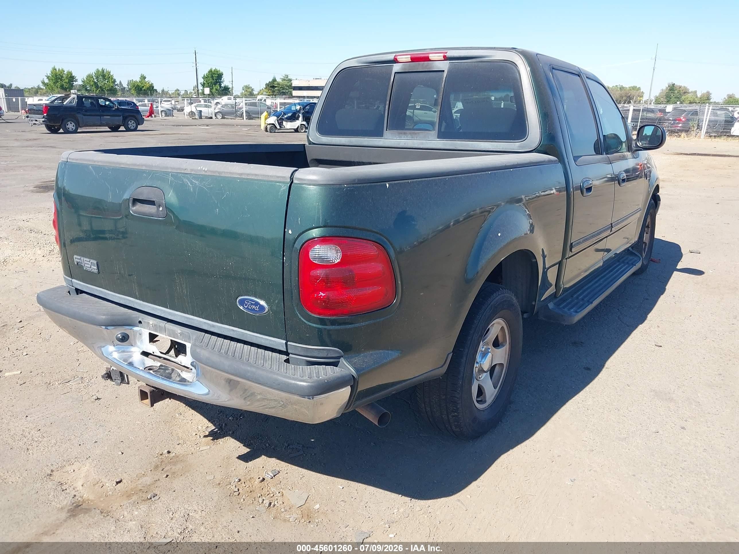 2003 Ford F-150 Lariat/xlt Green vin: 1FTRW07L03KD26833