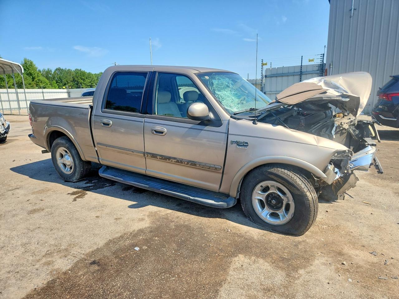 2003 Ford F150 Supercrew Tan vin: 1FTRW07L03KD28470