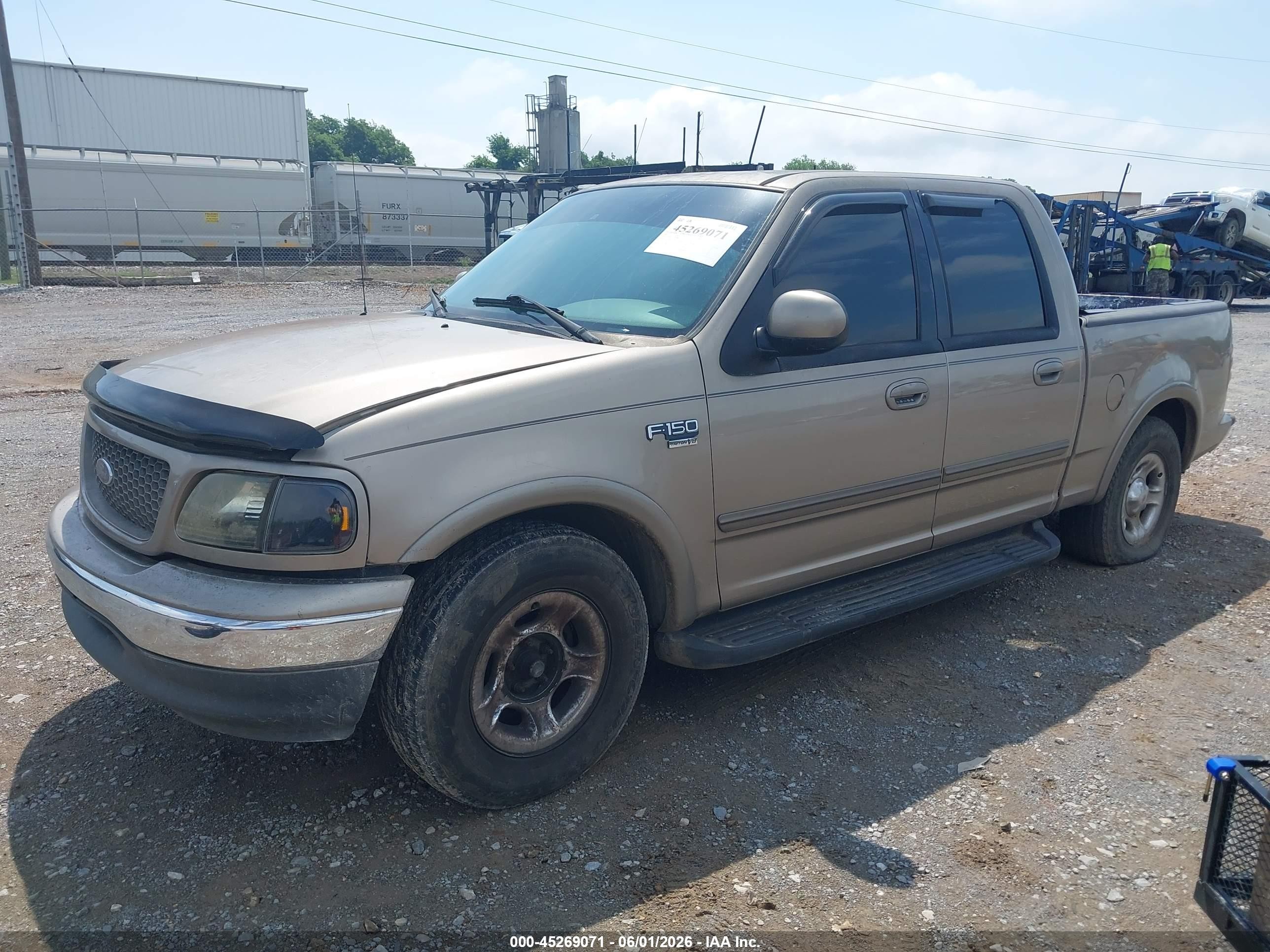 2001 Ford F-150 Harley-davidson Edition/king Ranch Edition/lariat/xlt Cream vin: 1FTRW07L11KC48835