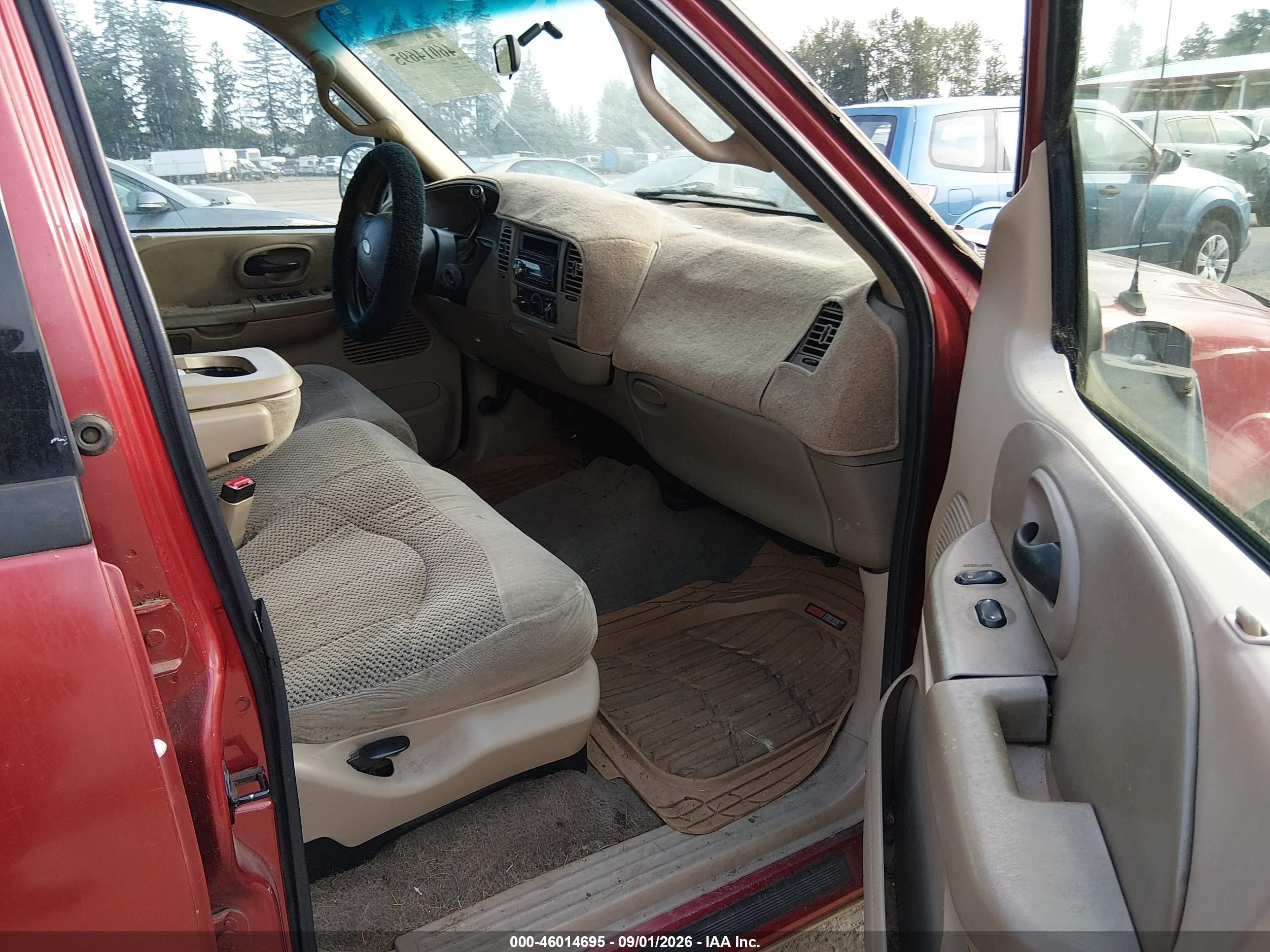 2001 Ford F-150 Harley-davidson Edition/king Ranch Edition/lariat/xlt Бордовый vin: 1FTRW07L11KD64519