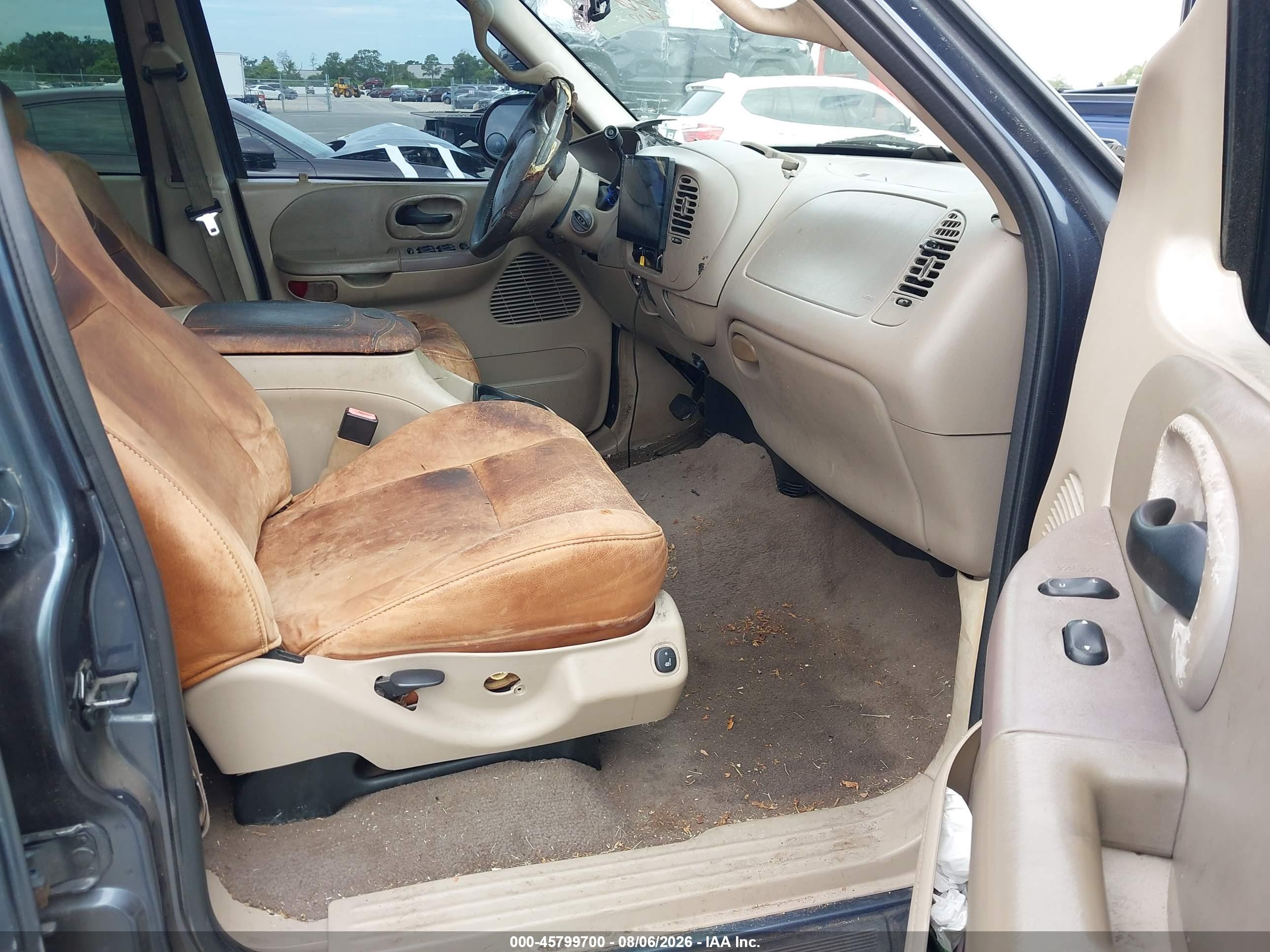 2001 Ford F-150 Harley-davidson Edition/king Ranch Edition/lariat/xlt Navy vin: 1FTRW07L11KF74005
