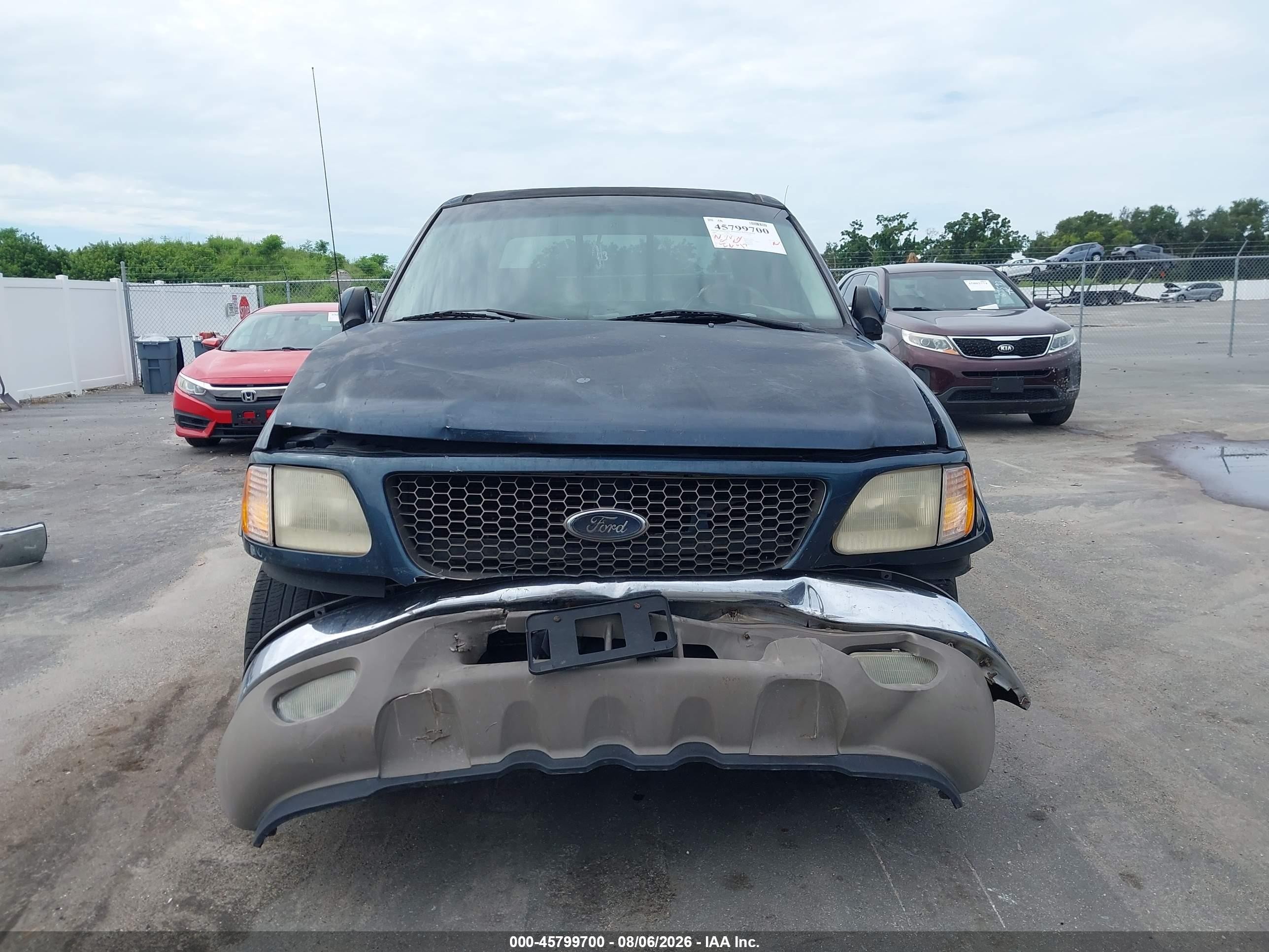 2001 Ford F-150 Harley-davidson Edition/king Ranch Edition/lariat/xlt Navy vin: 1FTRW07L11KF74005