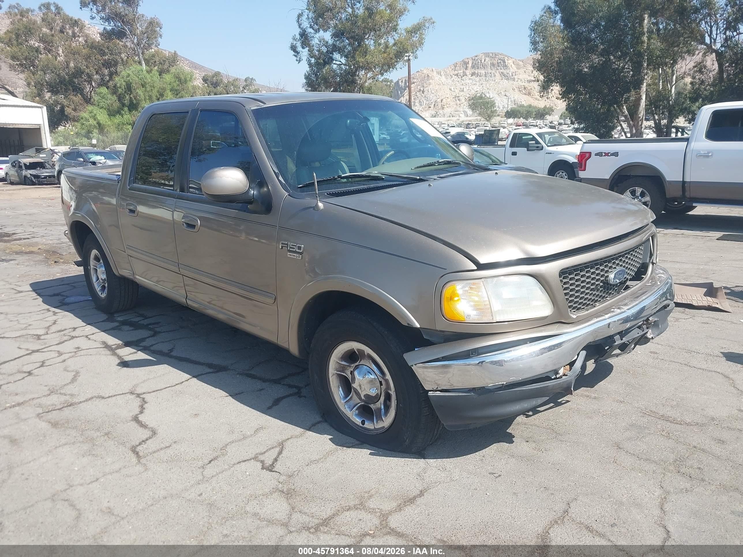 2001 Ford F-150 Harley-davidson Edition/king Ranch Edition/lariat/xlt Brown vin: 1FTRW07L11KF81827