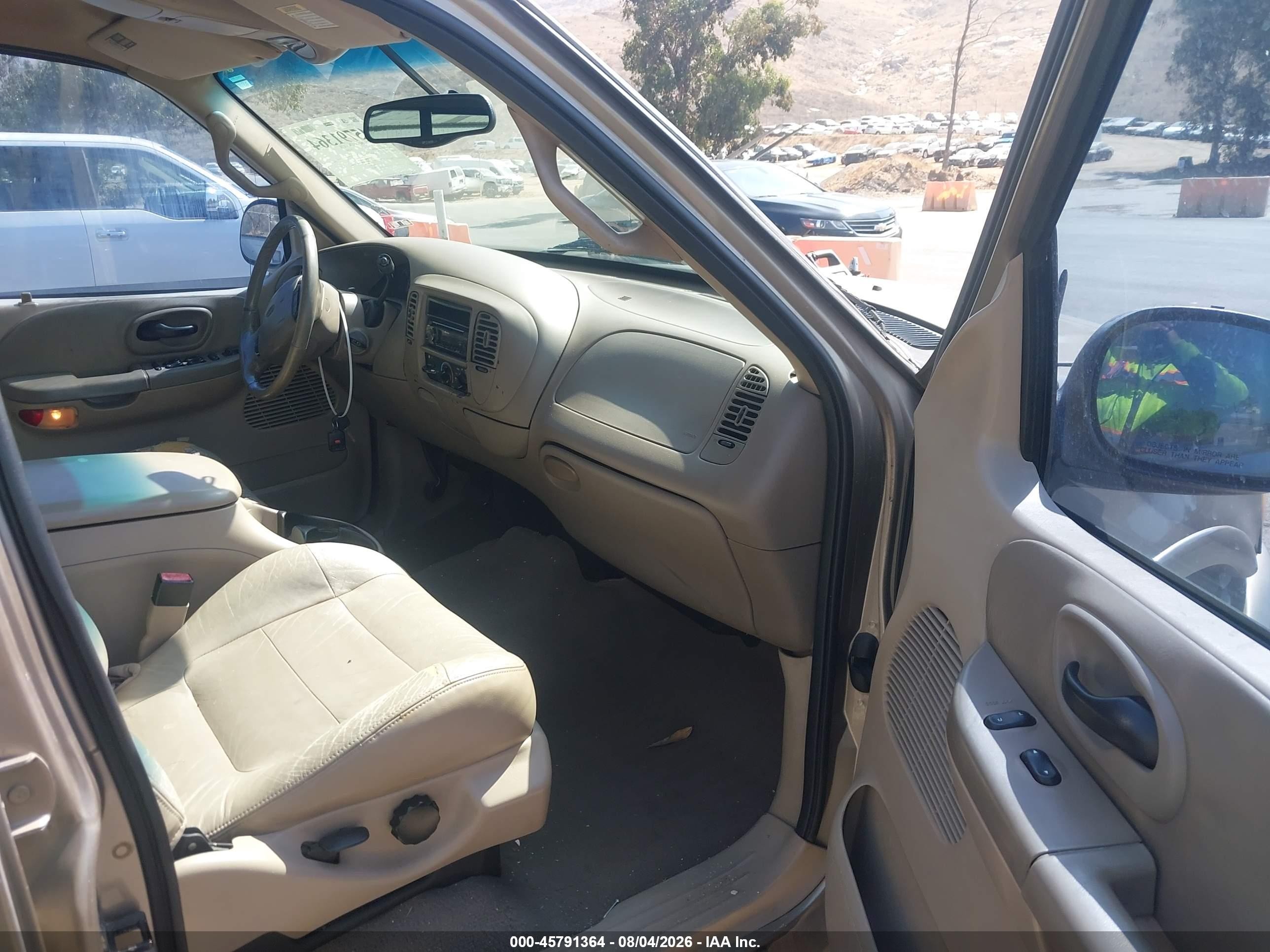 2001 Ford F-150 Harley-davidson Edition/king Ranch Edition/lariat/xlt Brown vin: 1FTRW07L11KF81827
