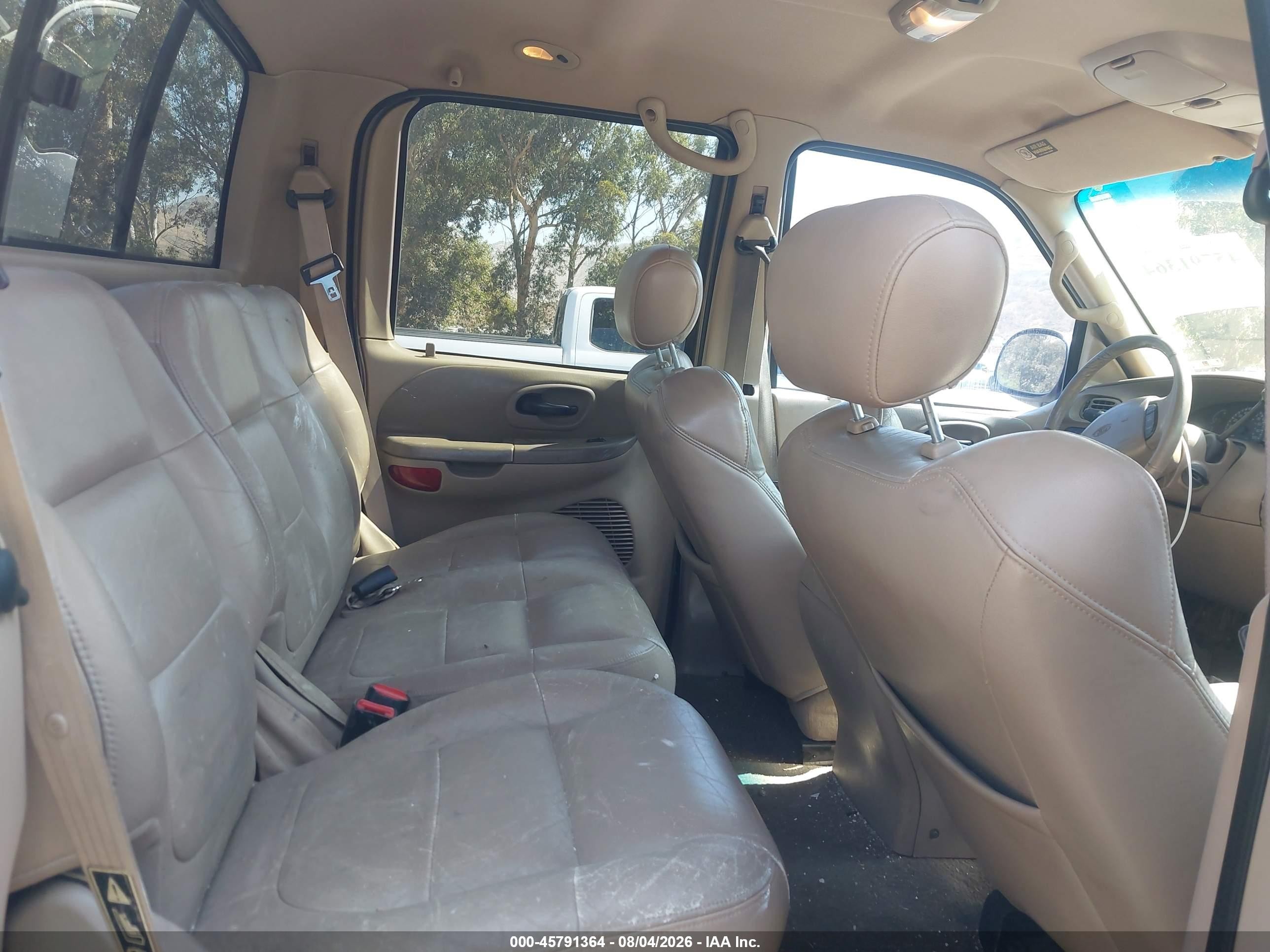 2001 Ford F-150 Harley-davidson Edition/king Ranch Edition/lariat/xlt Brown vin: 1FTRW07L11KF81827