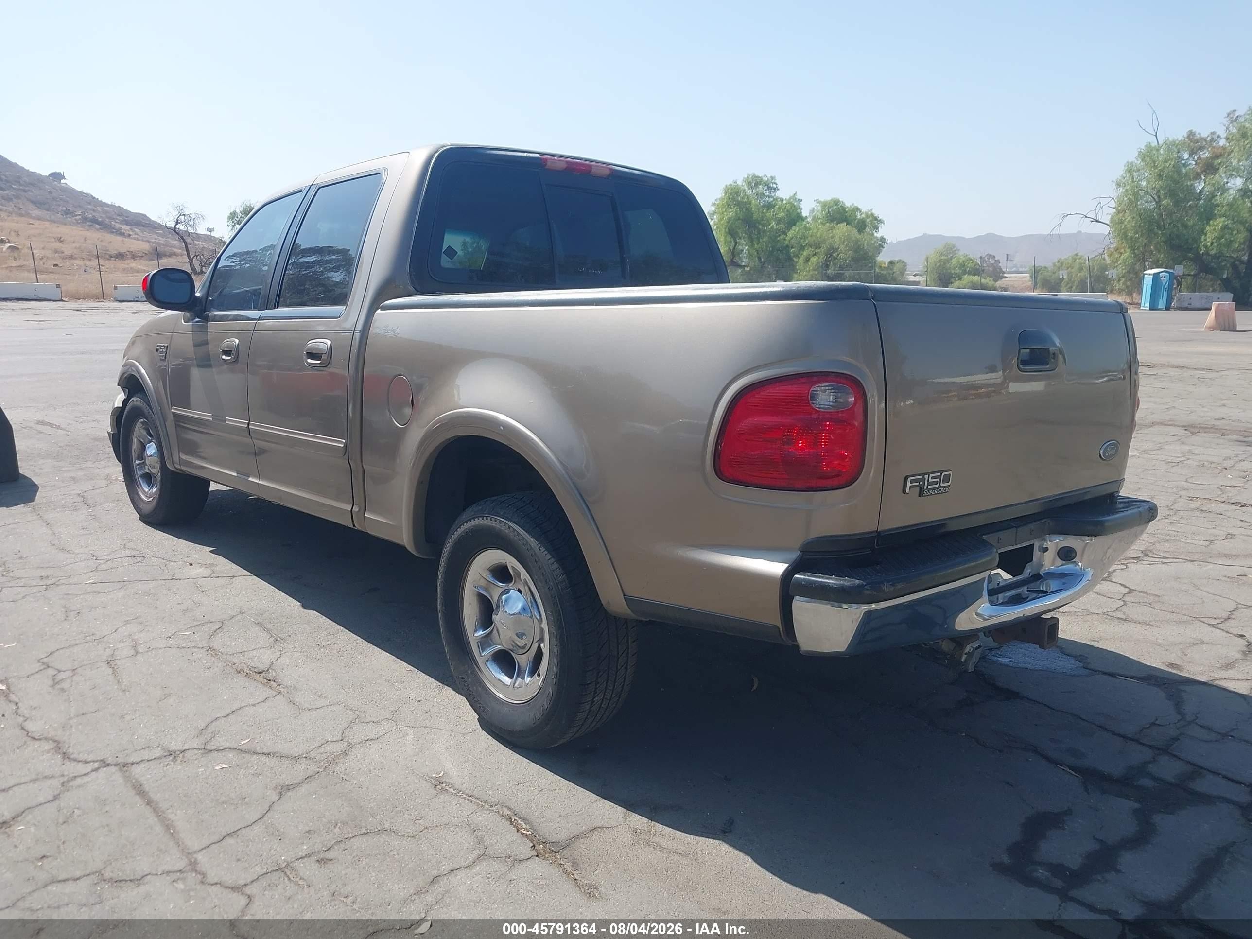 2001 Ford F-150 Harley-davidson Edition/king Ranch Edition/lariat/xlt Brown vin: 1FTRW07L11KF81827