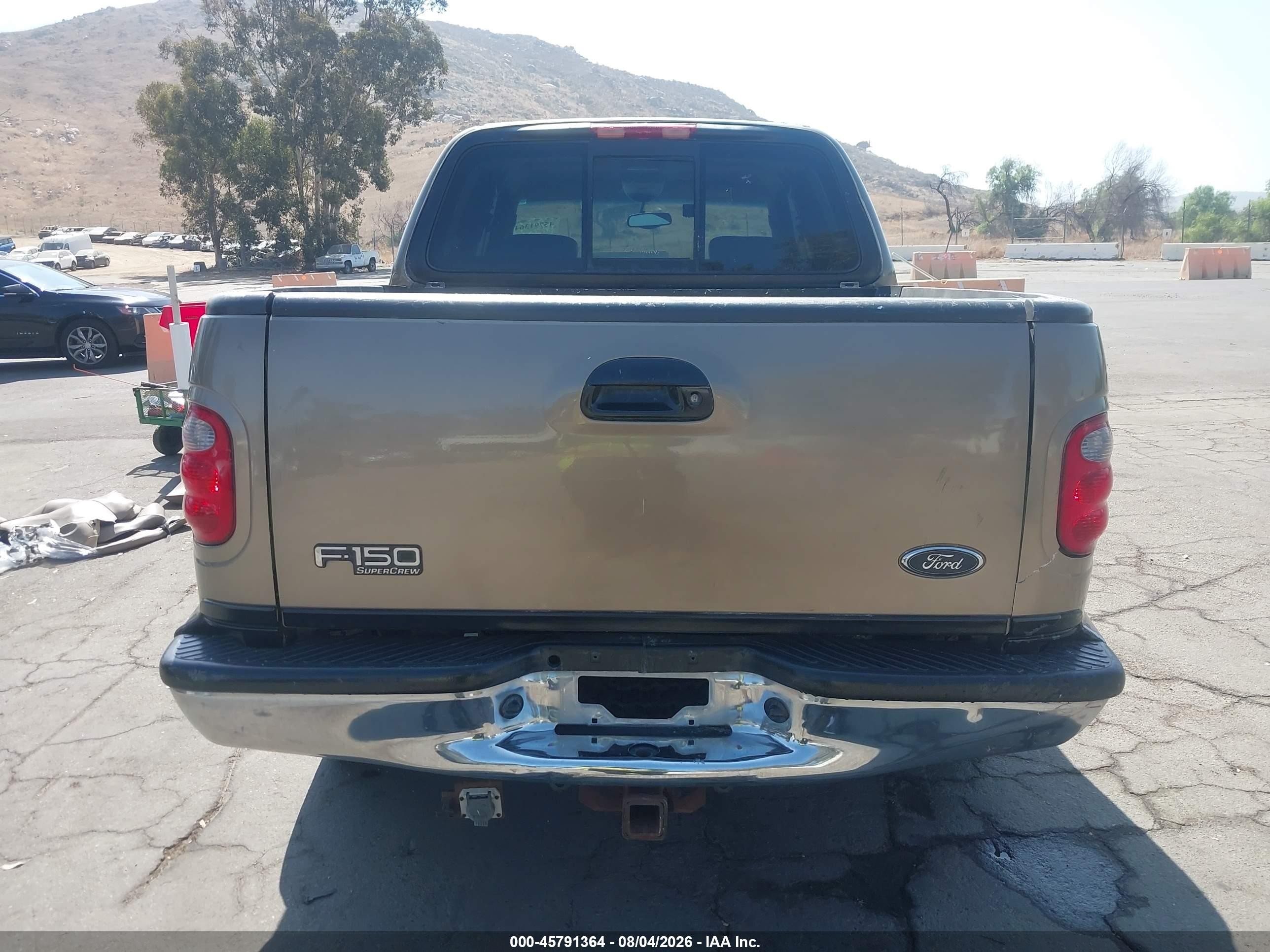2001 Ford F-150 Harley-davidson Edition/king Ranch Edition/lariat/xlt Brown vin: 1FTRW07L11KF81827