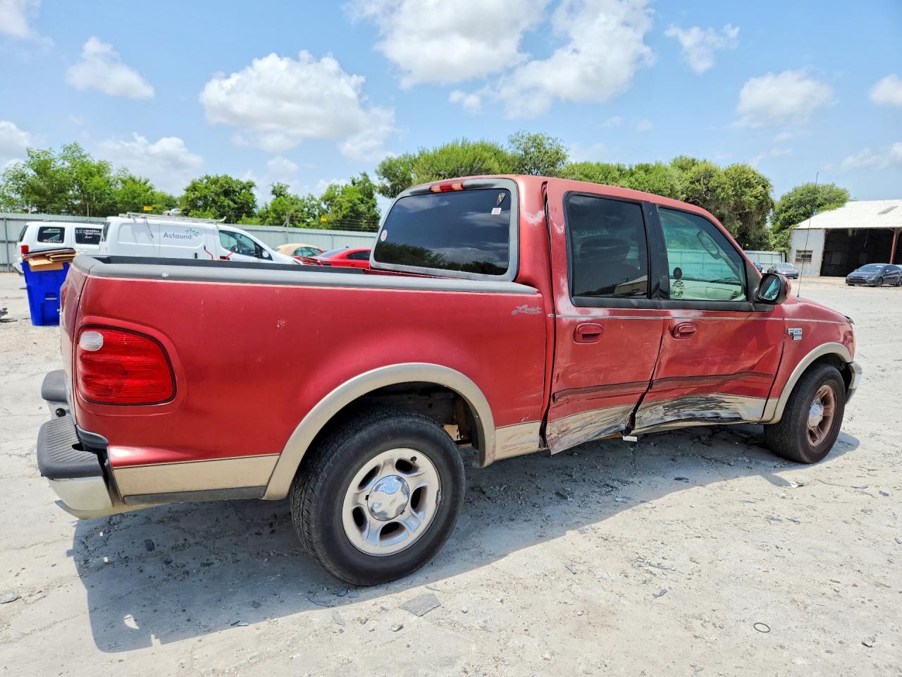 2002 Ford F150 Supercrew Red vin: 1FTRW07L12KE06835