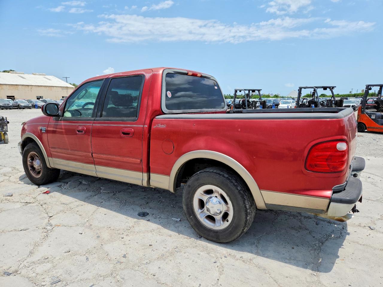 2002 Ford F150 Supercrew Red vin: 1FTRW07L12KE06835