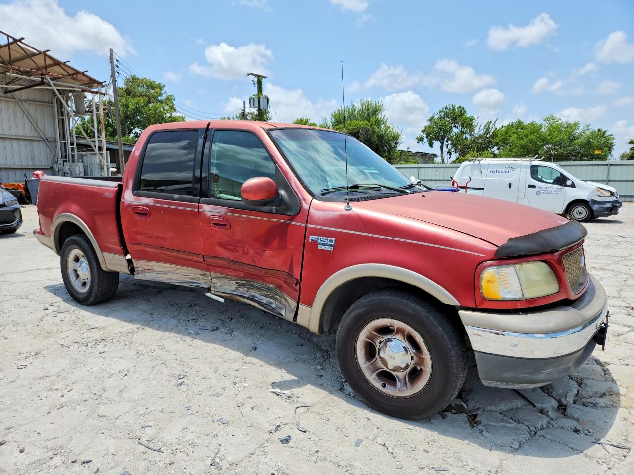 2002 Ford F150 Supercrew Red vin: 1FTRW07L12KE06835