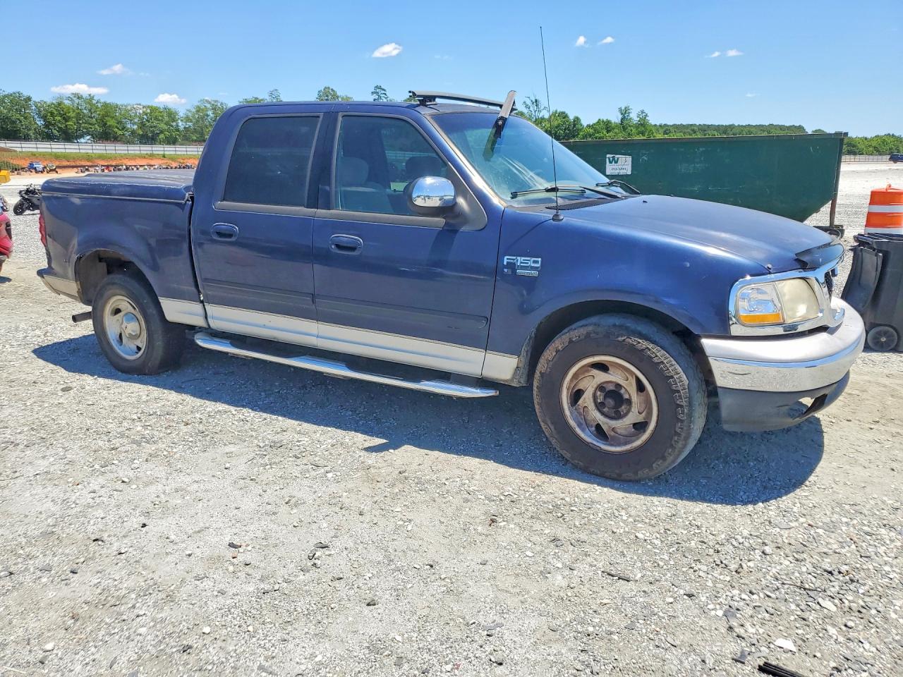 2003 Ford F150 Supercrew Blue vin: 1FTRW07L13KC49910