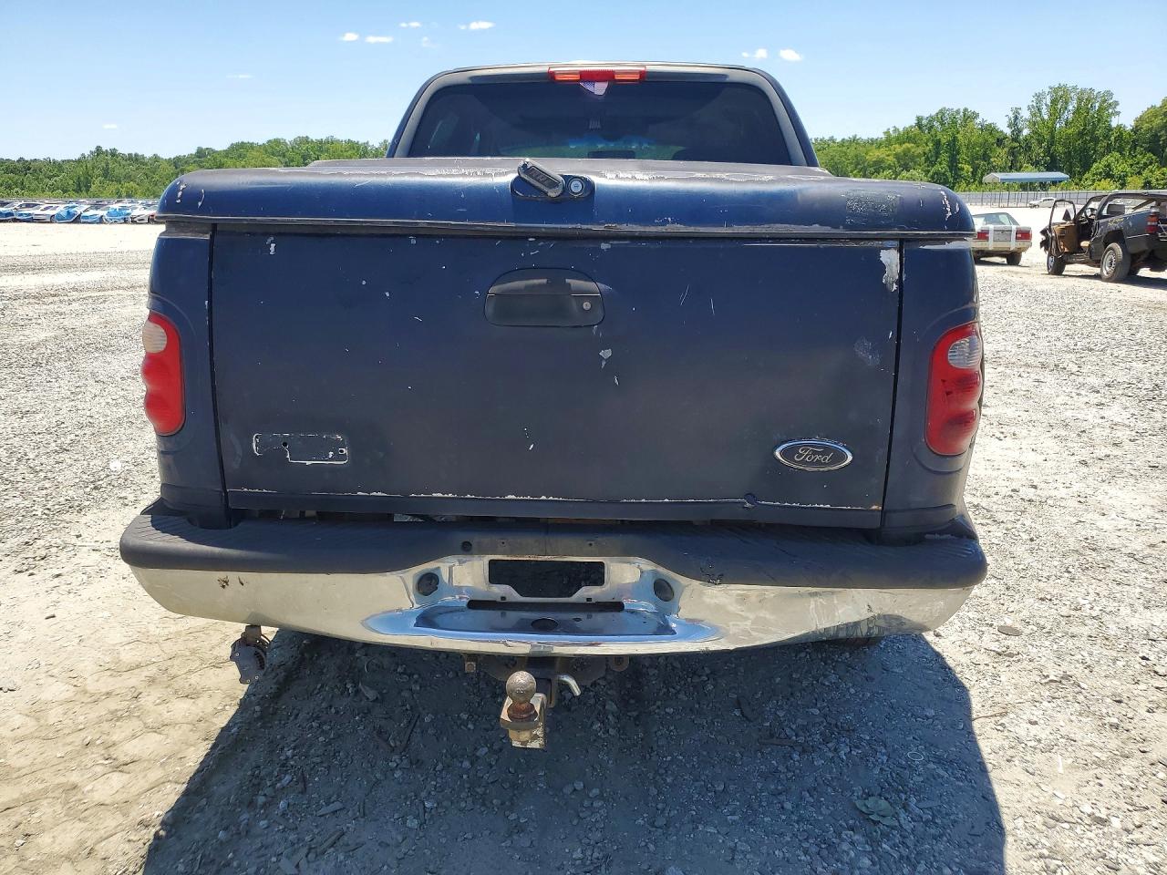 2003 Ford F150 Supercrew Blue vin: 1FTRW07L13KC49910