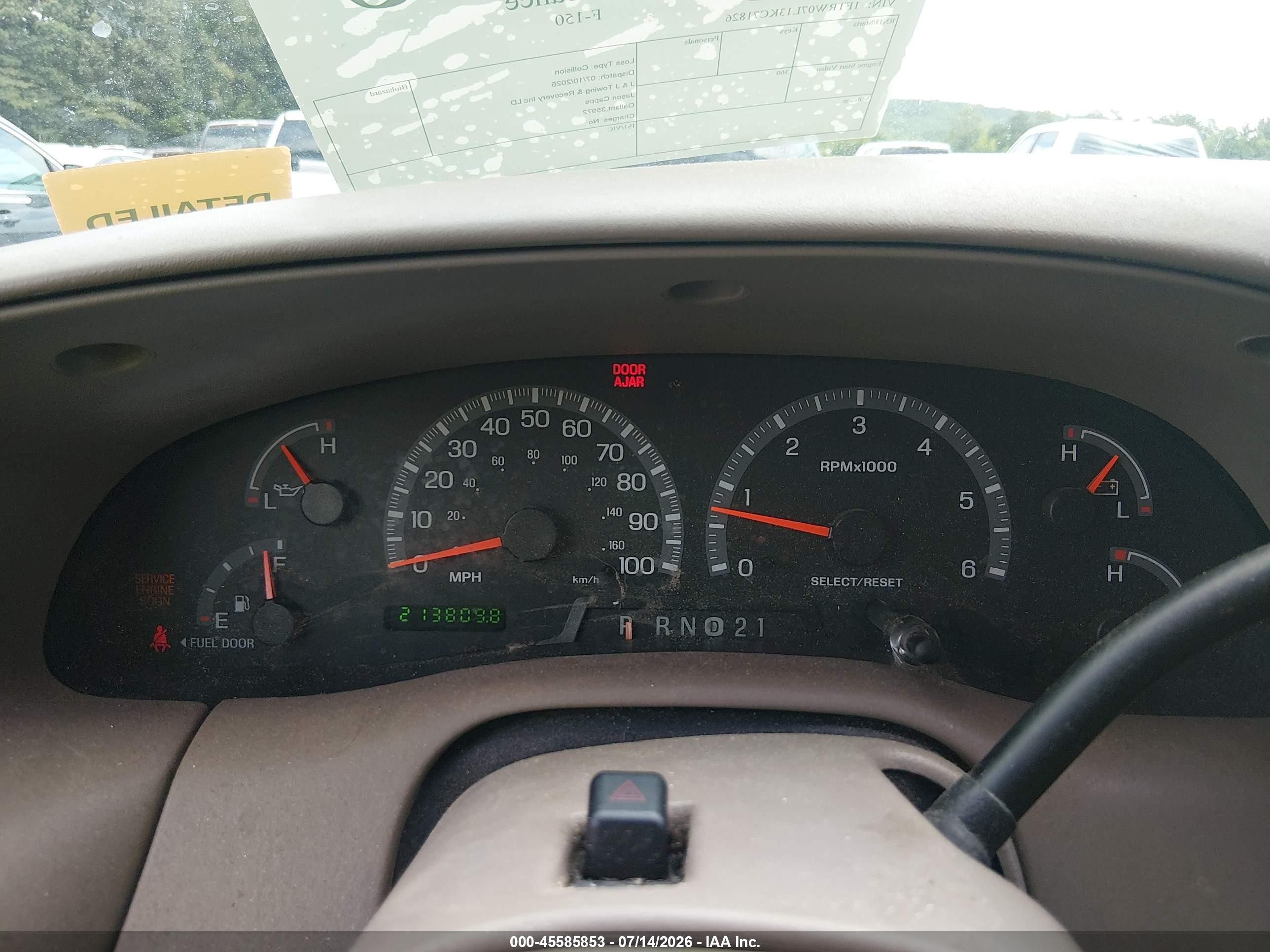 2003 Ford F-150 Lariat/xlt White vin: 1FTRW07L13KC71826