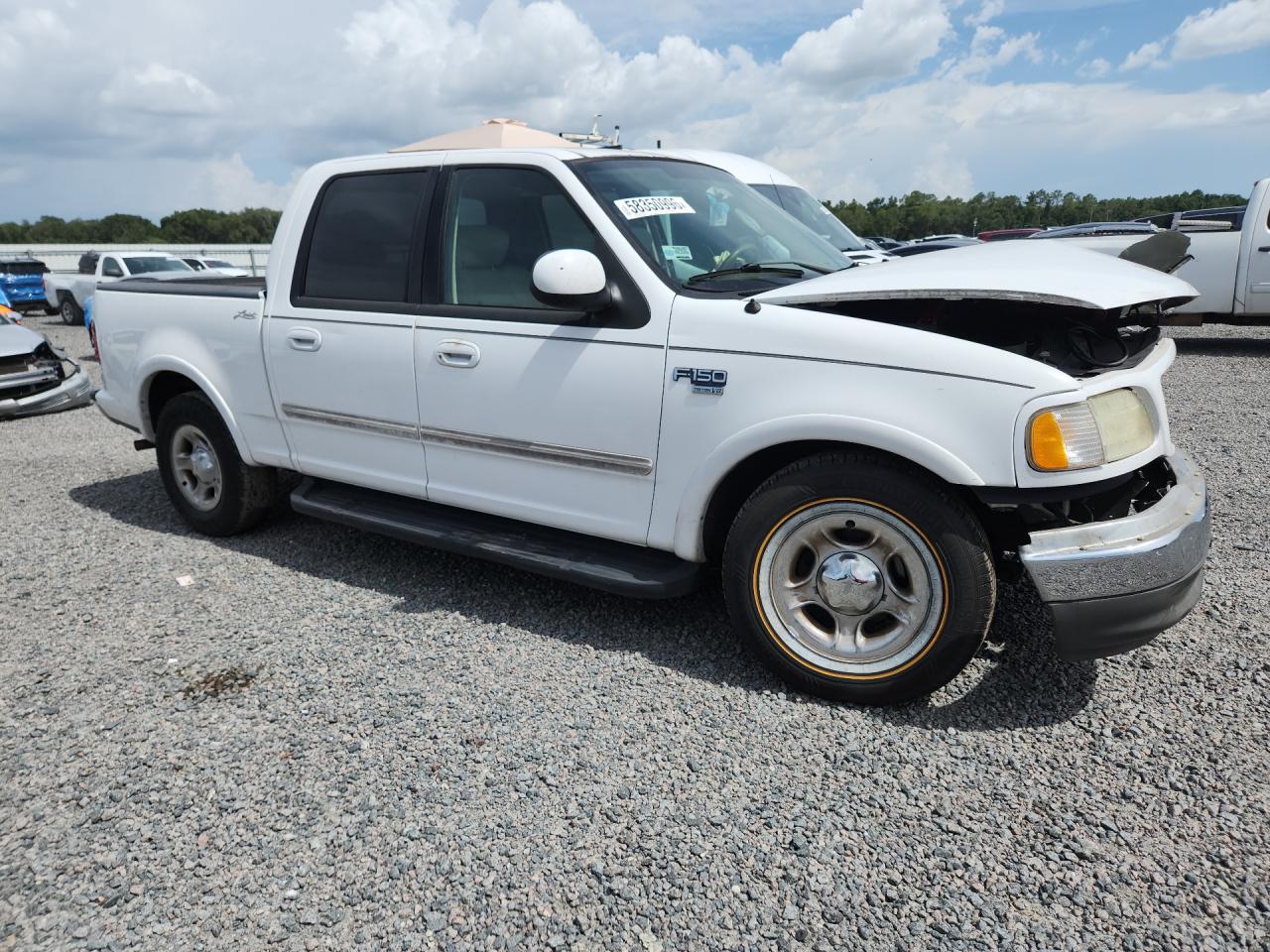 2003 Ford F150 Supercrew White vin: 1FTRW07L13KD53958